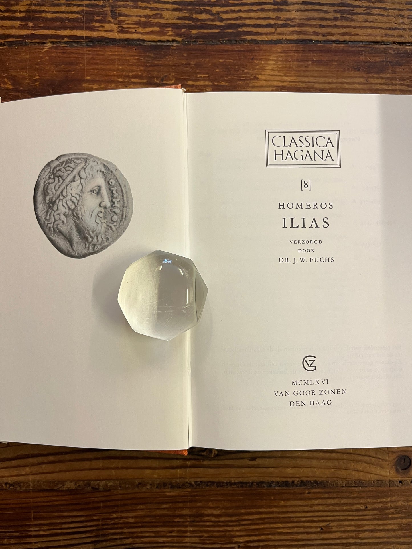 Ilias, Homeros, verzorgd door Dr. J.W. Fuchs