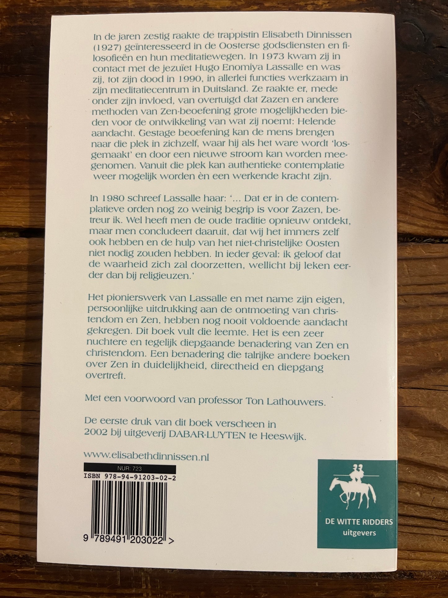 Wegen naar helende aandacht, Zazen en beschouwing, Elisabeth Dinnissen