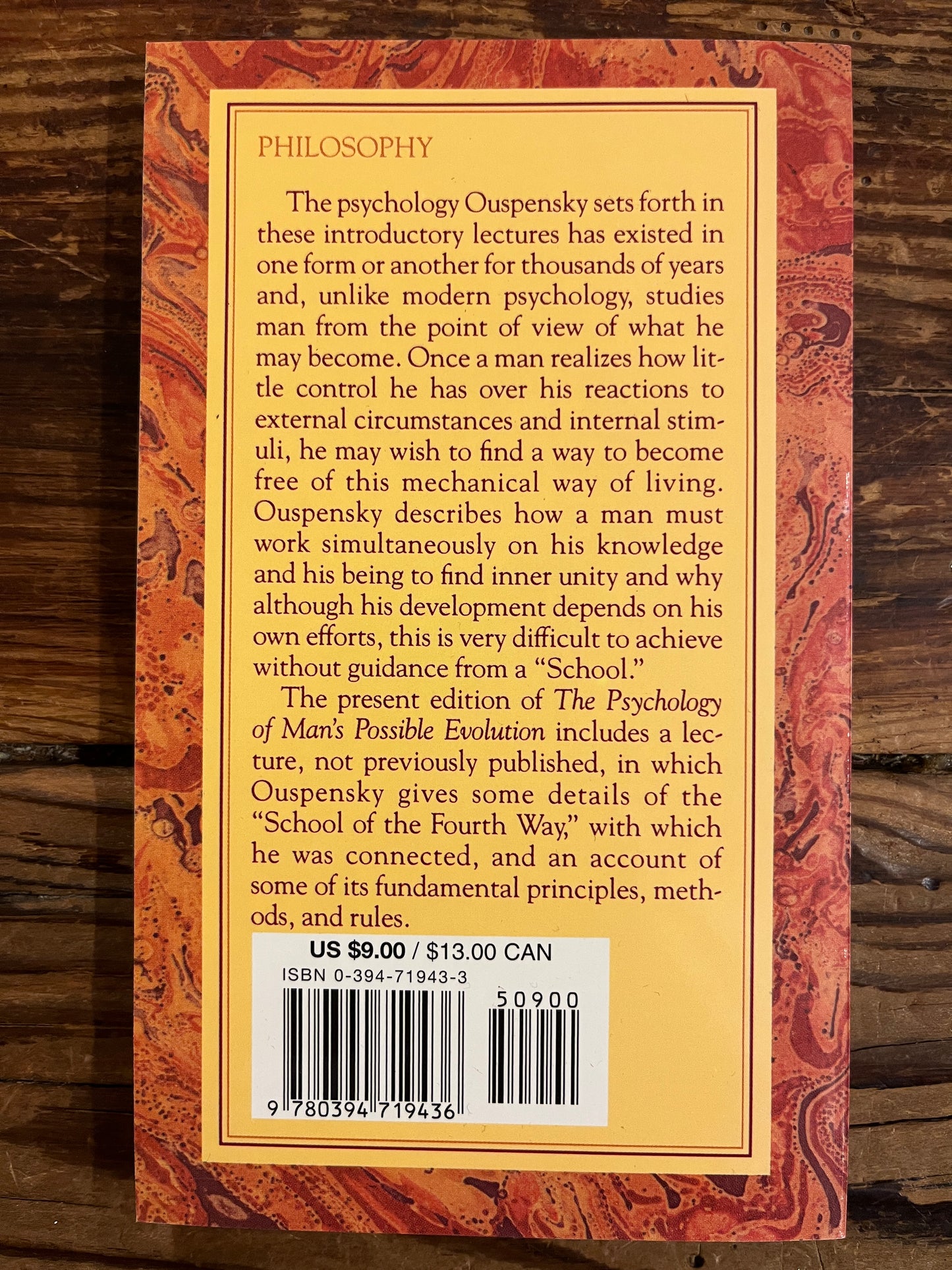 The psychology of man’s possible evolution, P.D. Ouspensky
