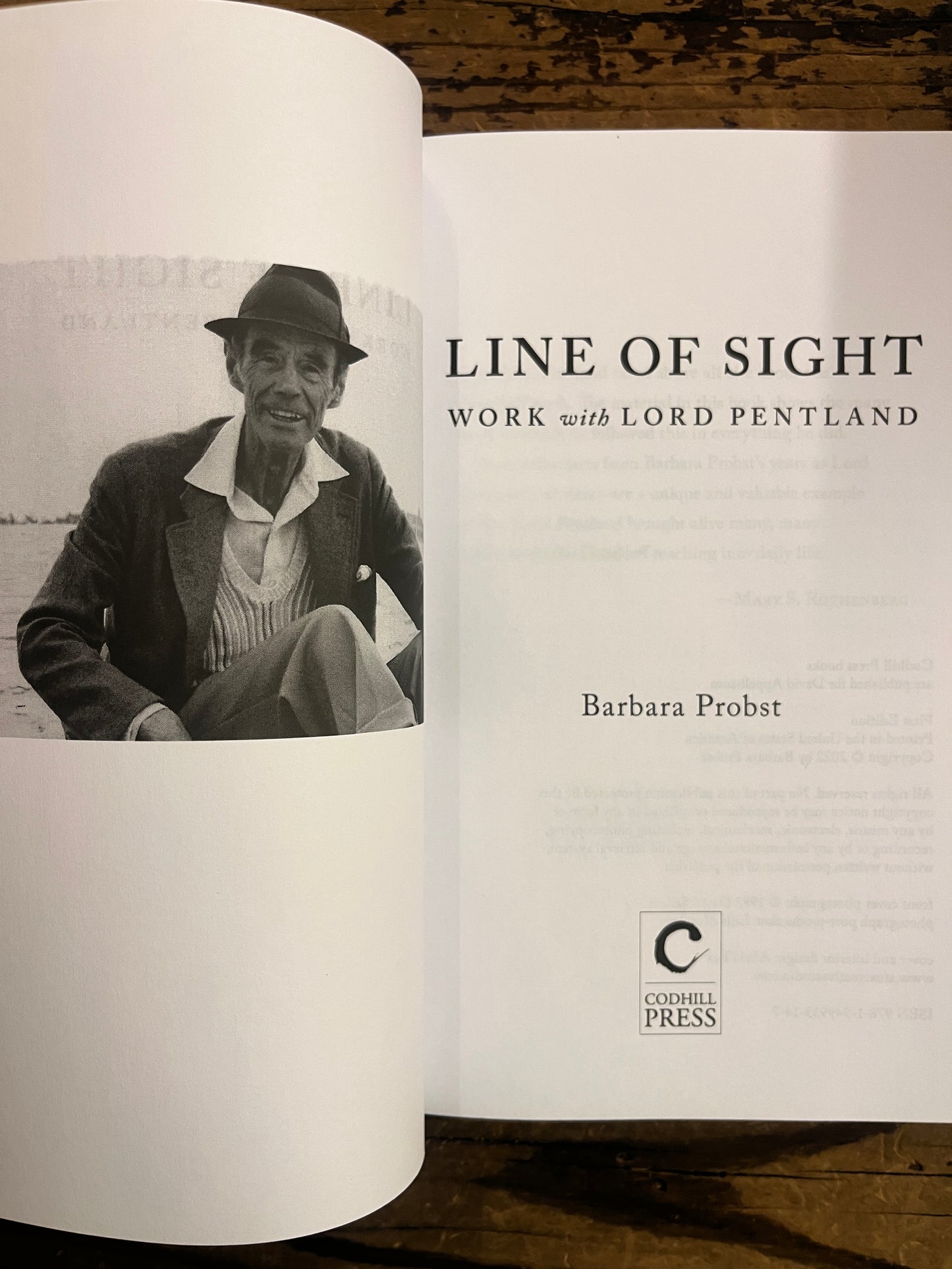 Line of sight, work with Lord Pentland