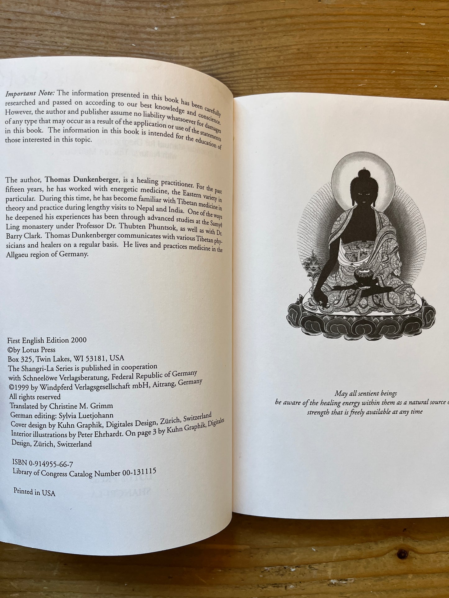 Tibetan Healing handbook, Thomas Dunkenberger