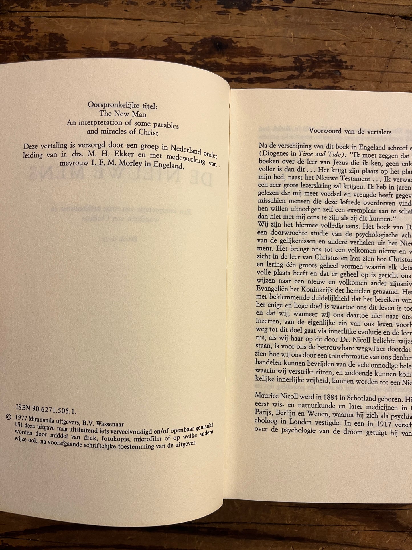 De nieuwe mens, Maurice Nicoll