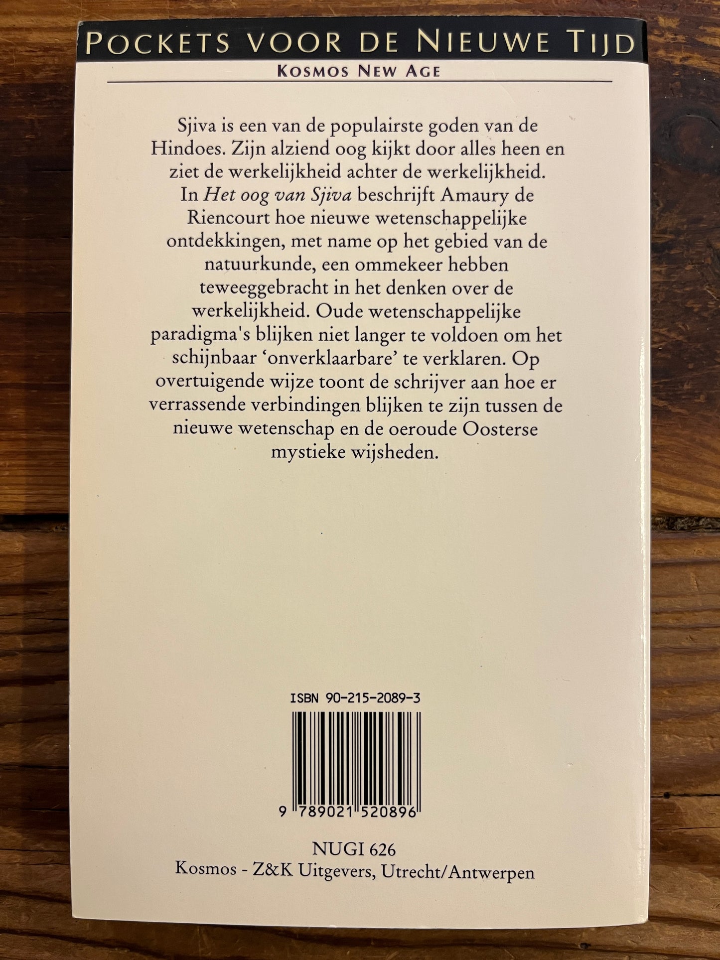Het oog van Sjiva, Amaury de Riencourt