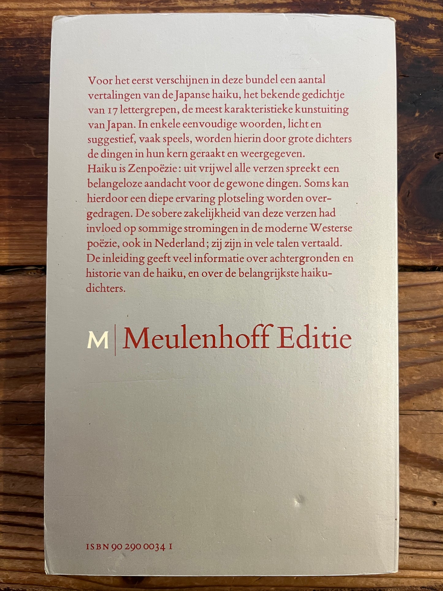 Haiku, een jonge maan, J. Van Tooren