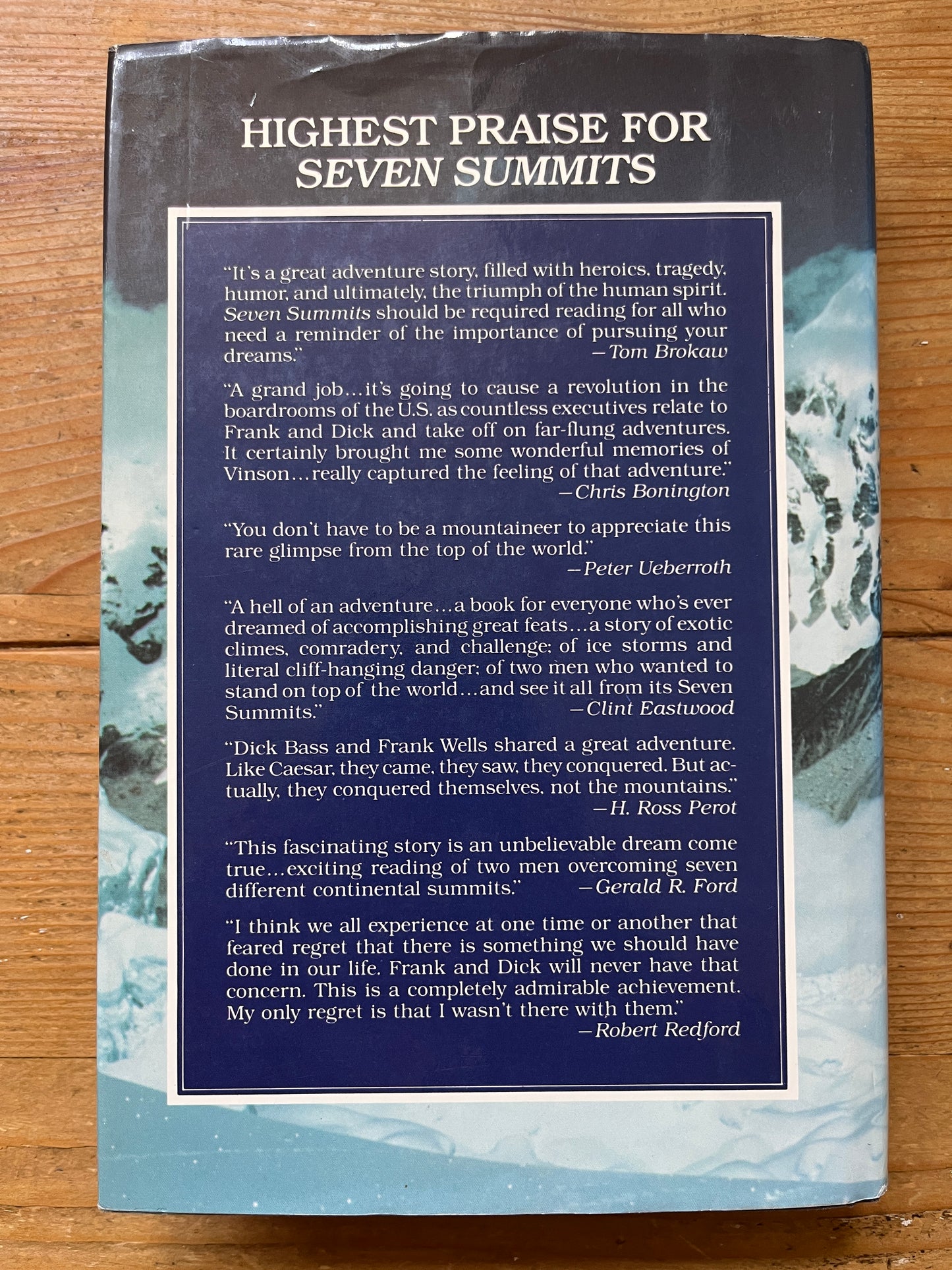 Seven Summits, Dick Bass & Frank Wells with Rick Ridgeway