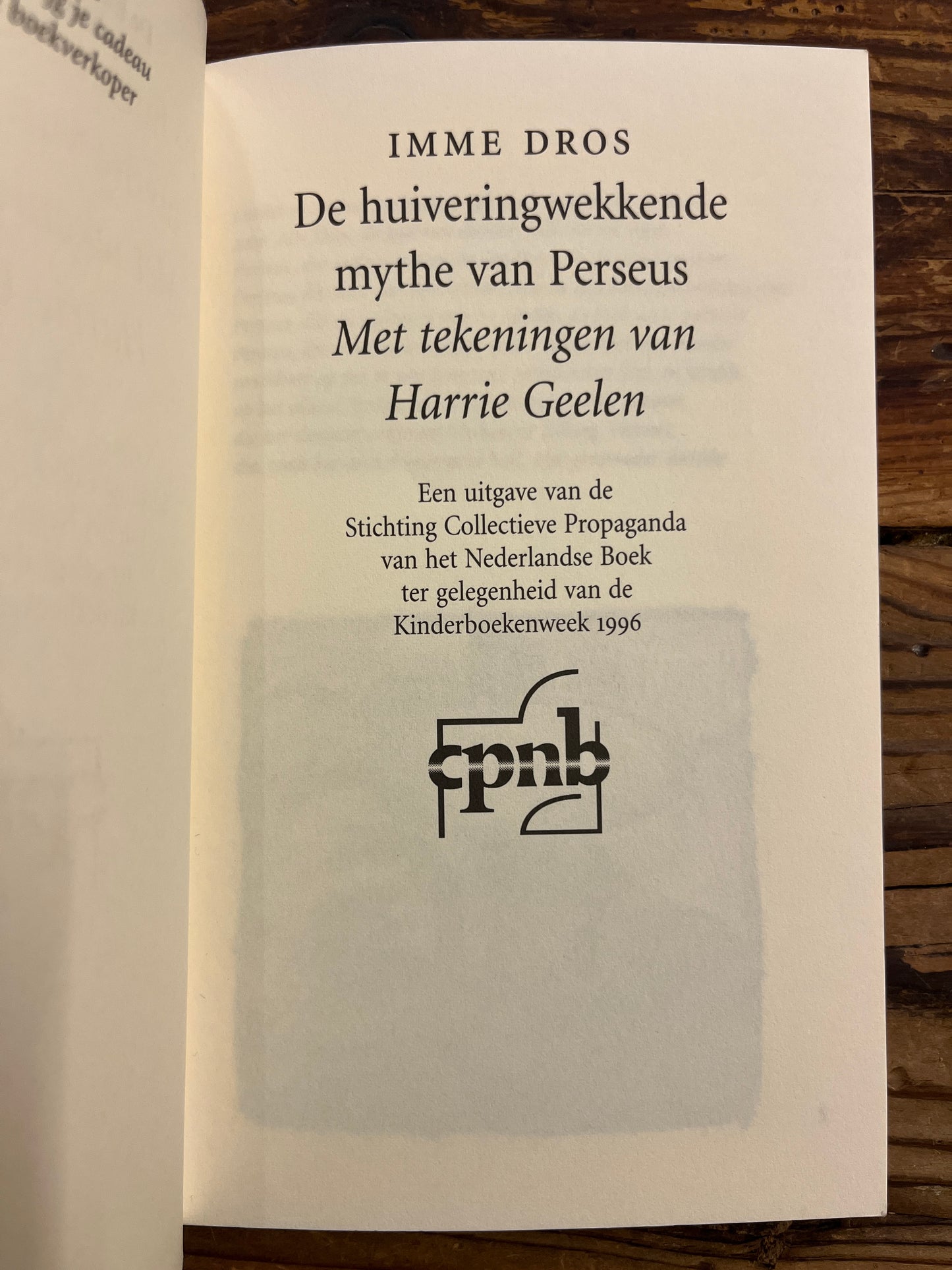 De huiveringwekkende mythe van Perseus, Imme Dros