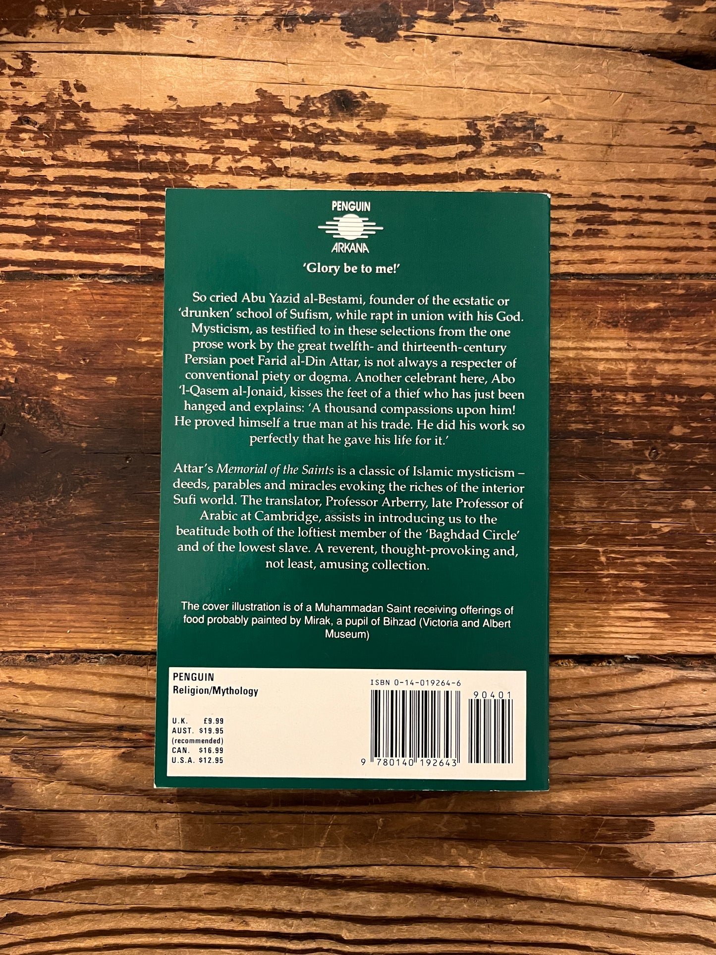 Muslim Saints and Mystics by Farid Al-Din Attar