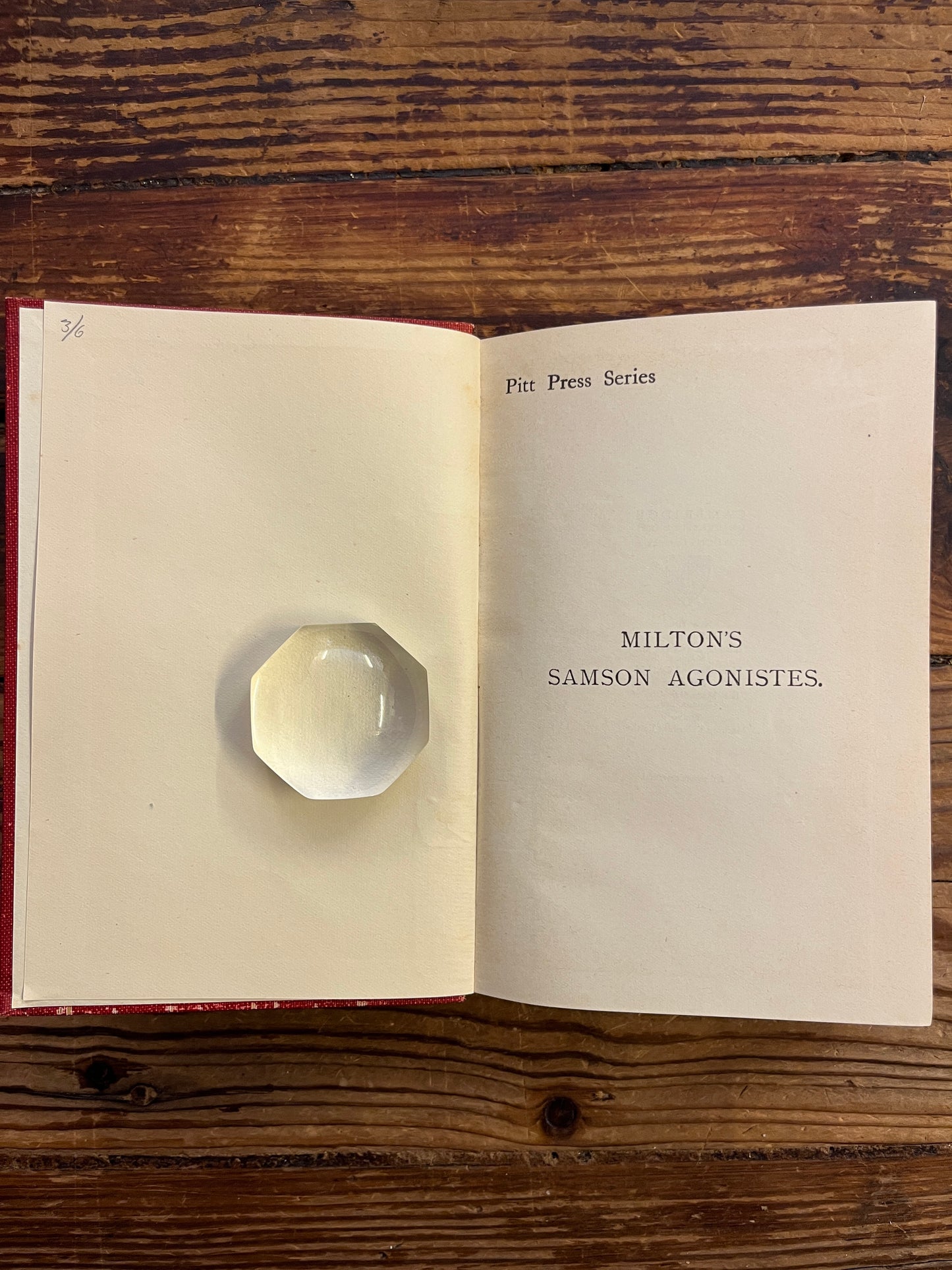Milton's Samson Agonistes, A.W. Verity