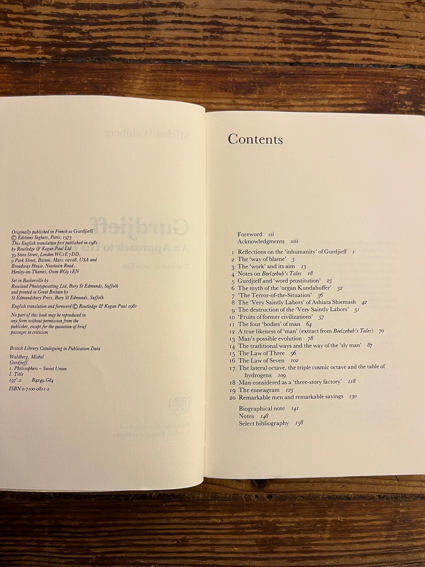 Gurdjieff, An Approach to his Ideas, Michel Waldberg