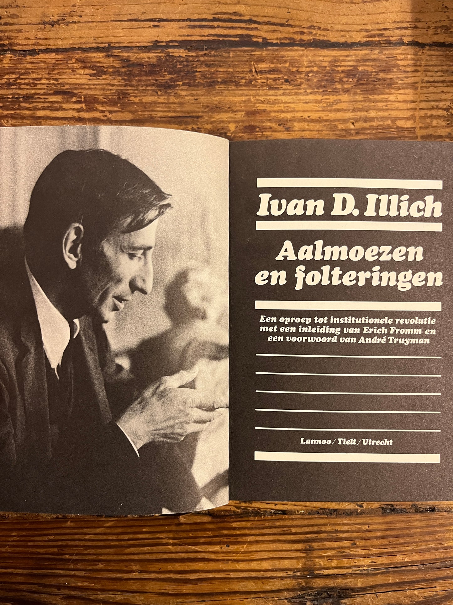 Aalmoezen en folteringen, oproep tot institutionele revolutie, Ivan Illich