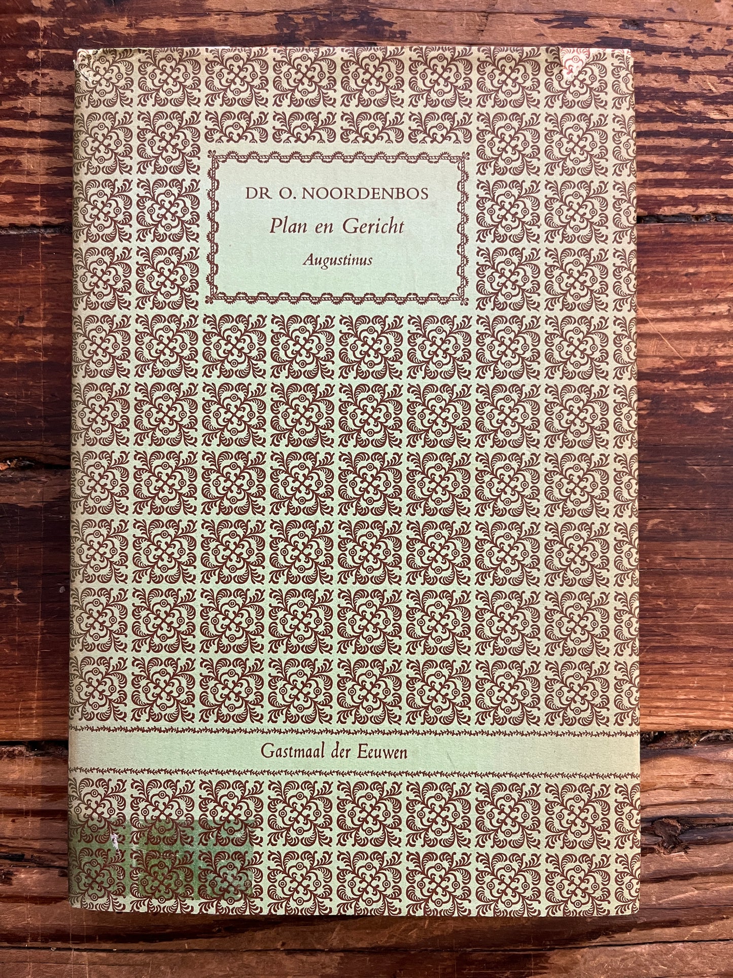 Plan en Gericht, Augustinus, Dr. O. Noordenbos