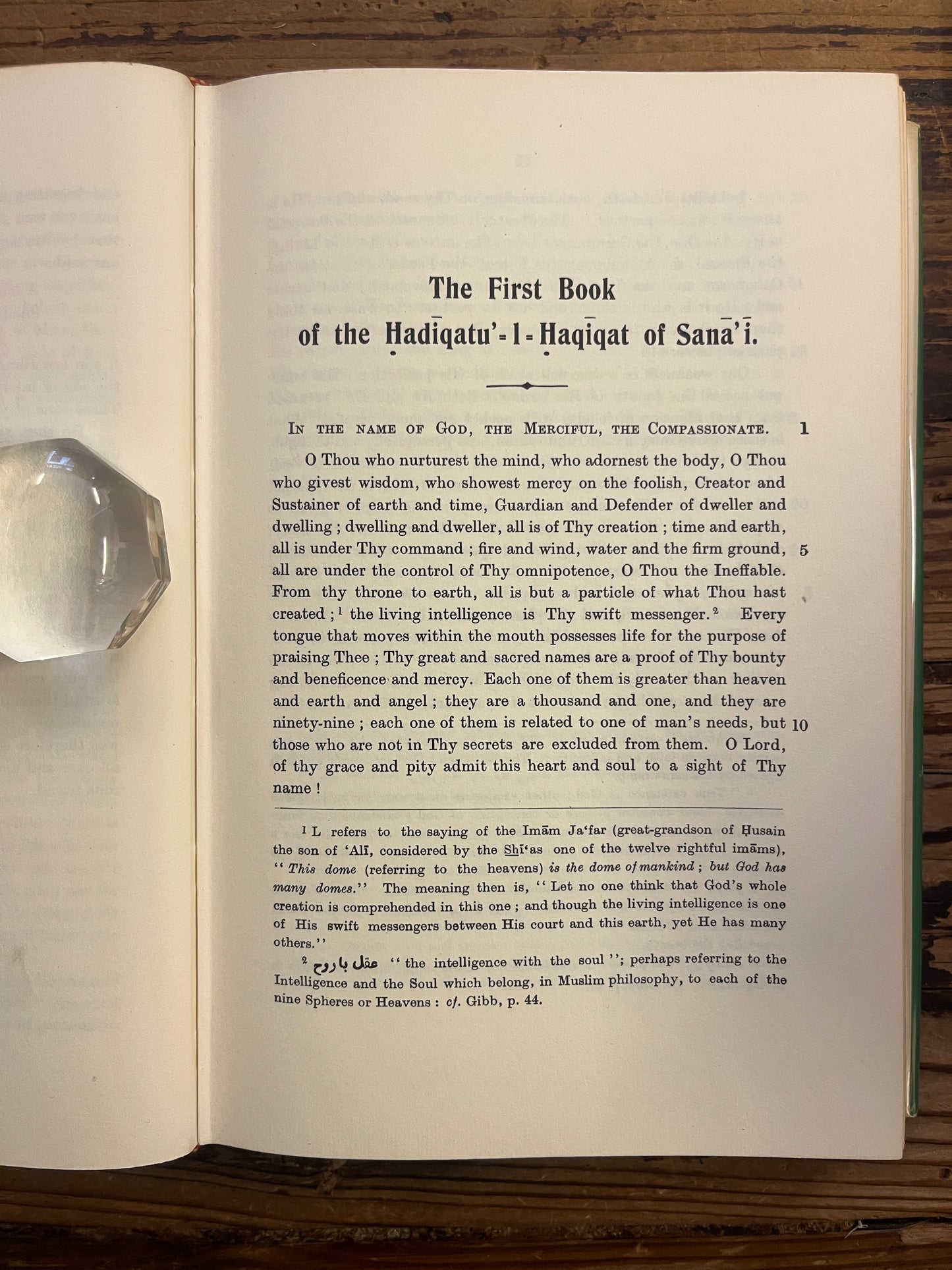 The enclosed garden of the truth, Hakim Abul-Majd Majdūd ibn Ādam Sanā'ī Ghaznavi