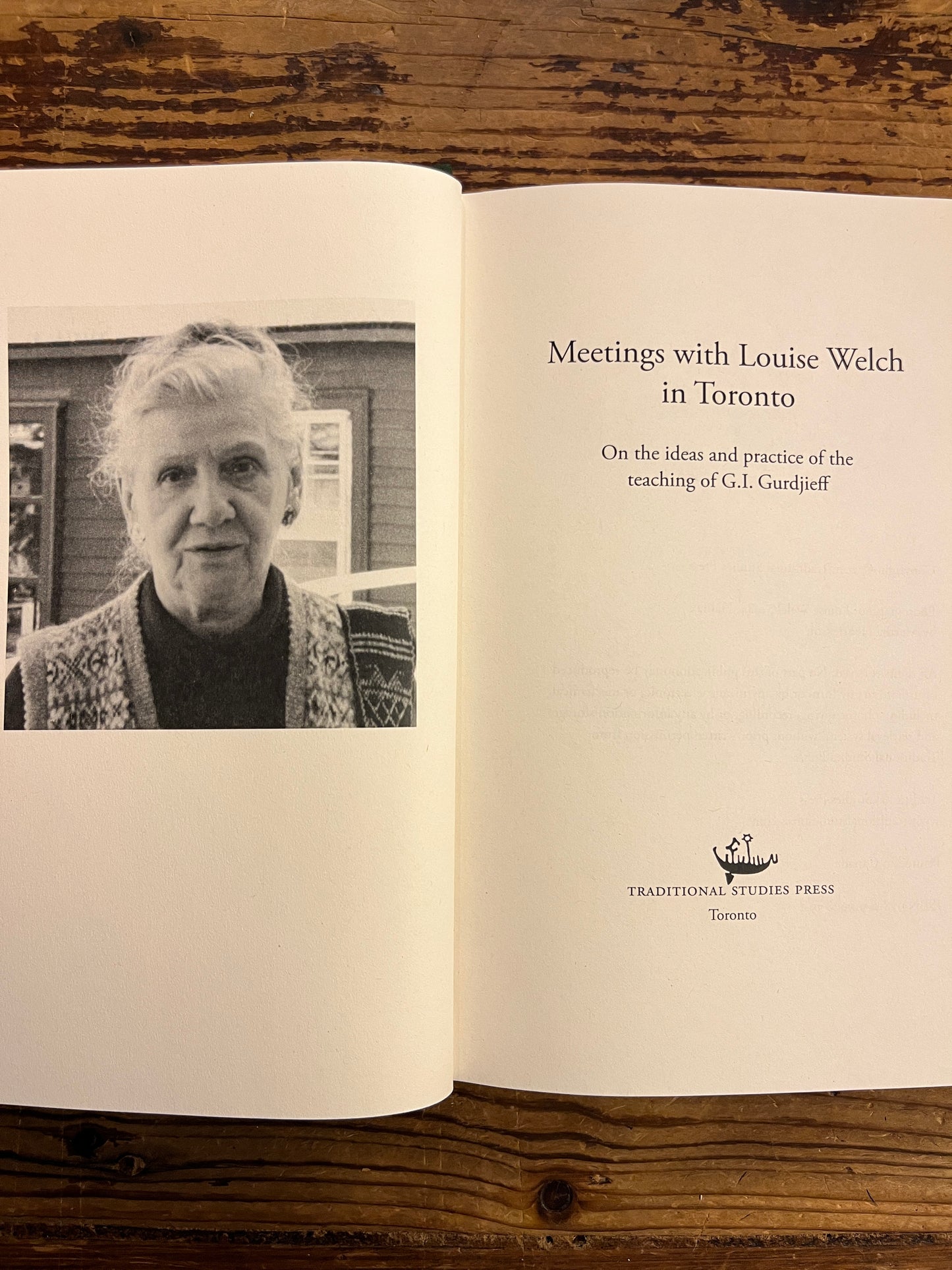 Meetings with Louise Welch in Toronto