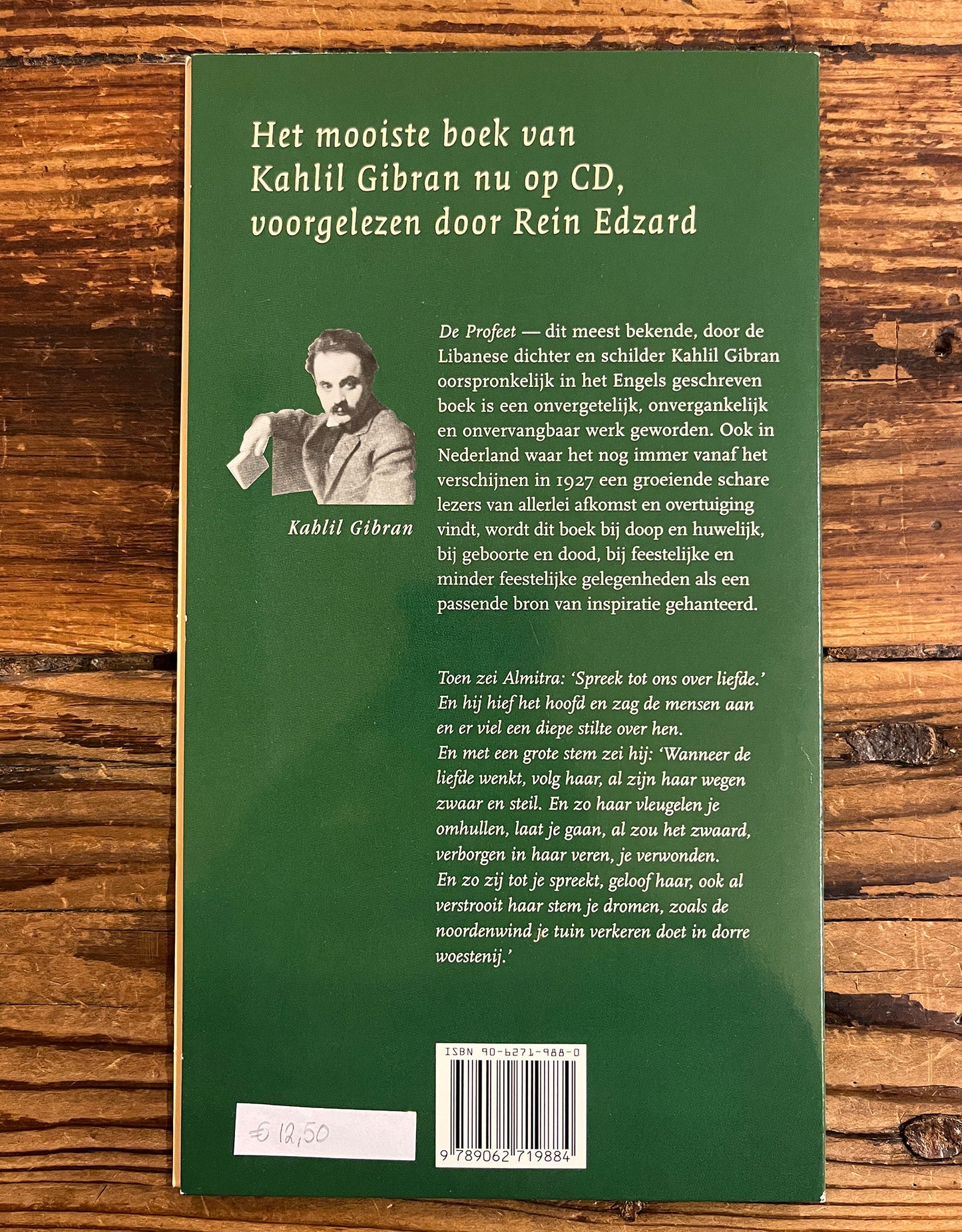 De Profeet, Luisterboek, Kahlil Gibran