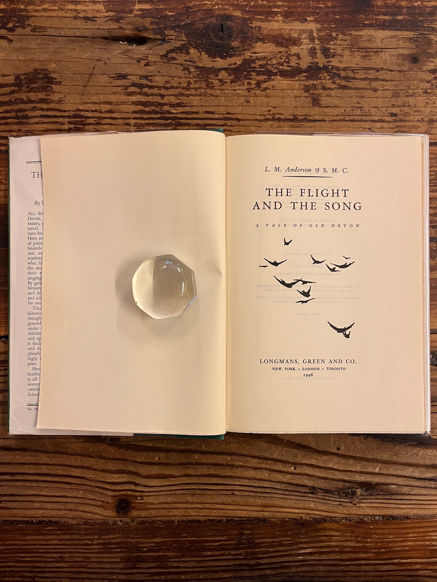 The flight and the song, L.M. Anderson and S.M.C.