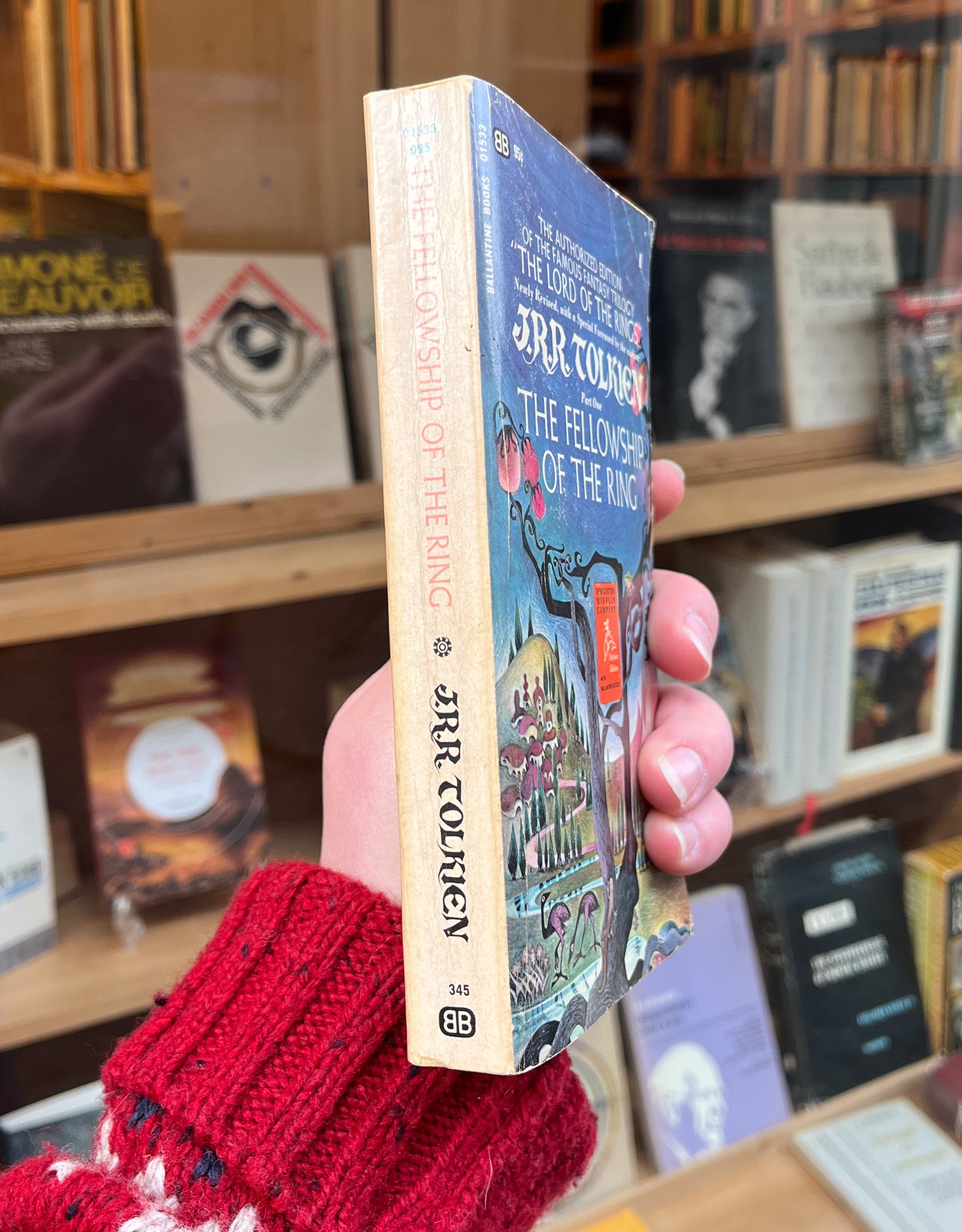 The Lord of the Rings, The Fellowship of the Ring, J.R.R. Tolkien, Authorized First Paperback Edition