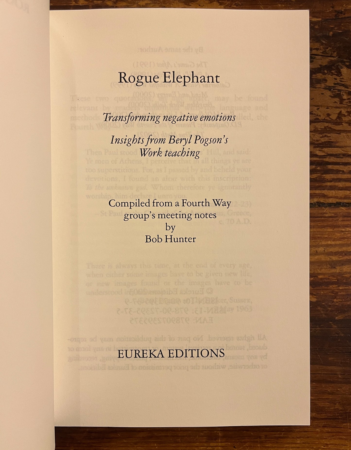 Rogue Elephant, Beryl Pogson