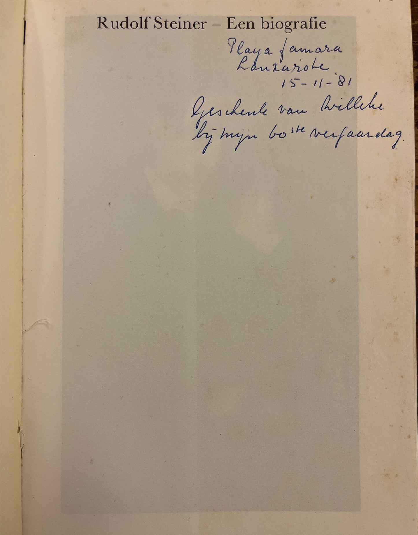 Rudolf Steiner, Een biografie