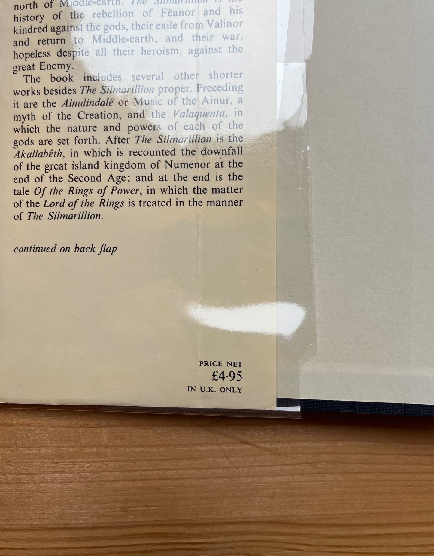 The Silmarillion, J.R.R. Tolkien First Edition, First Printing Uk
