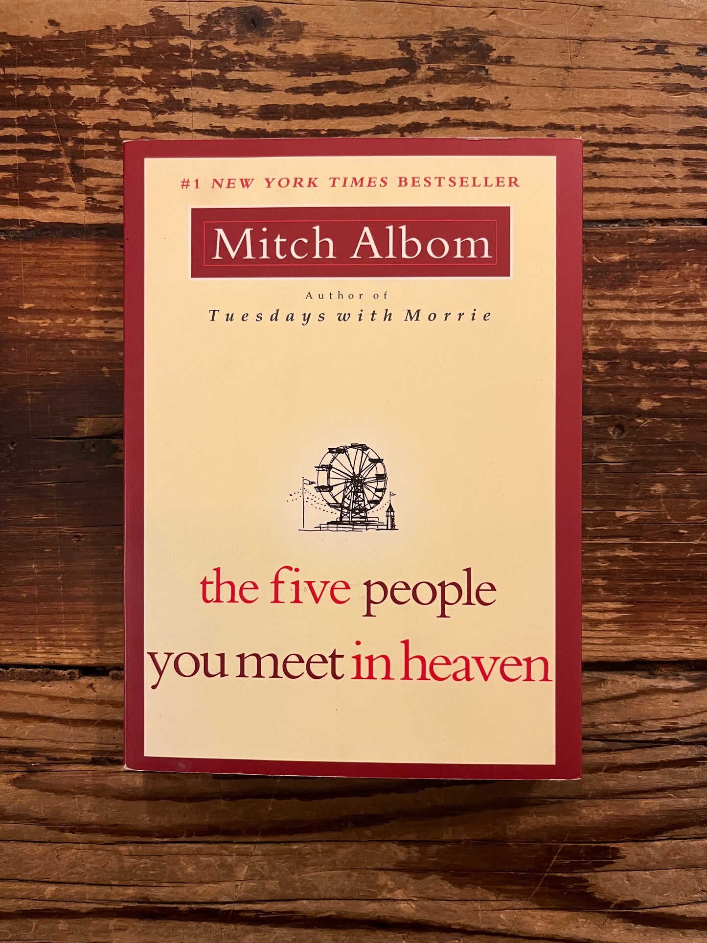 The five people you meet in heaven by Mitch Albom