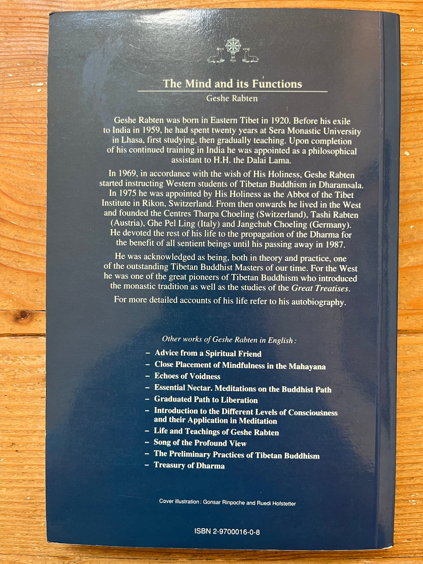 The mind and its Functions, Geshe Rabten