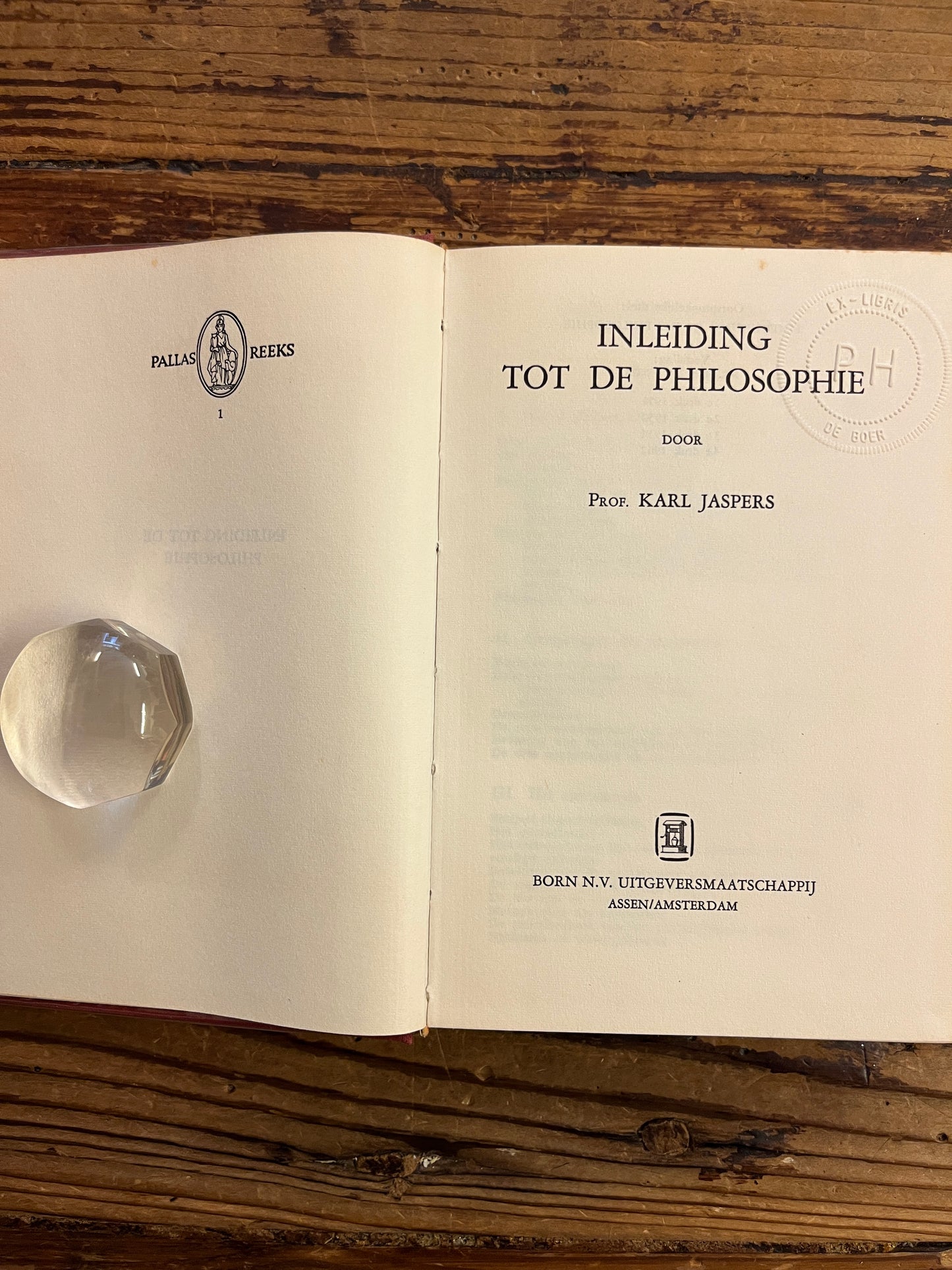 Inleiding tot de philosophie, Karl Jaspers
