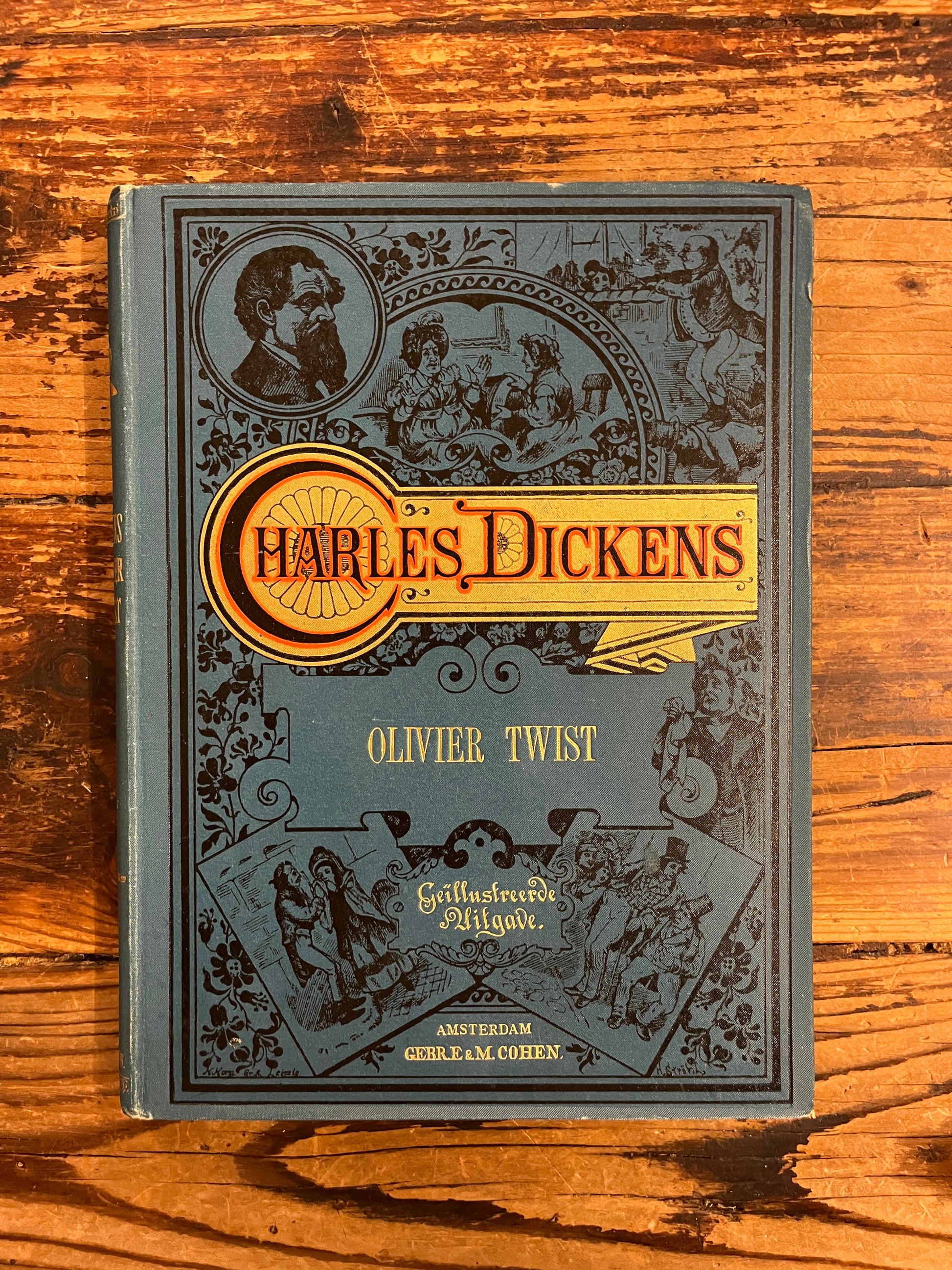 foto van de cover van het boek "oliver twist" 