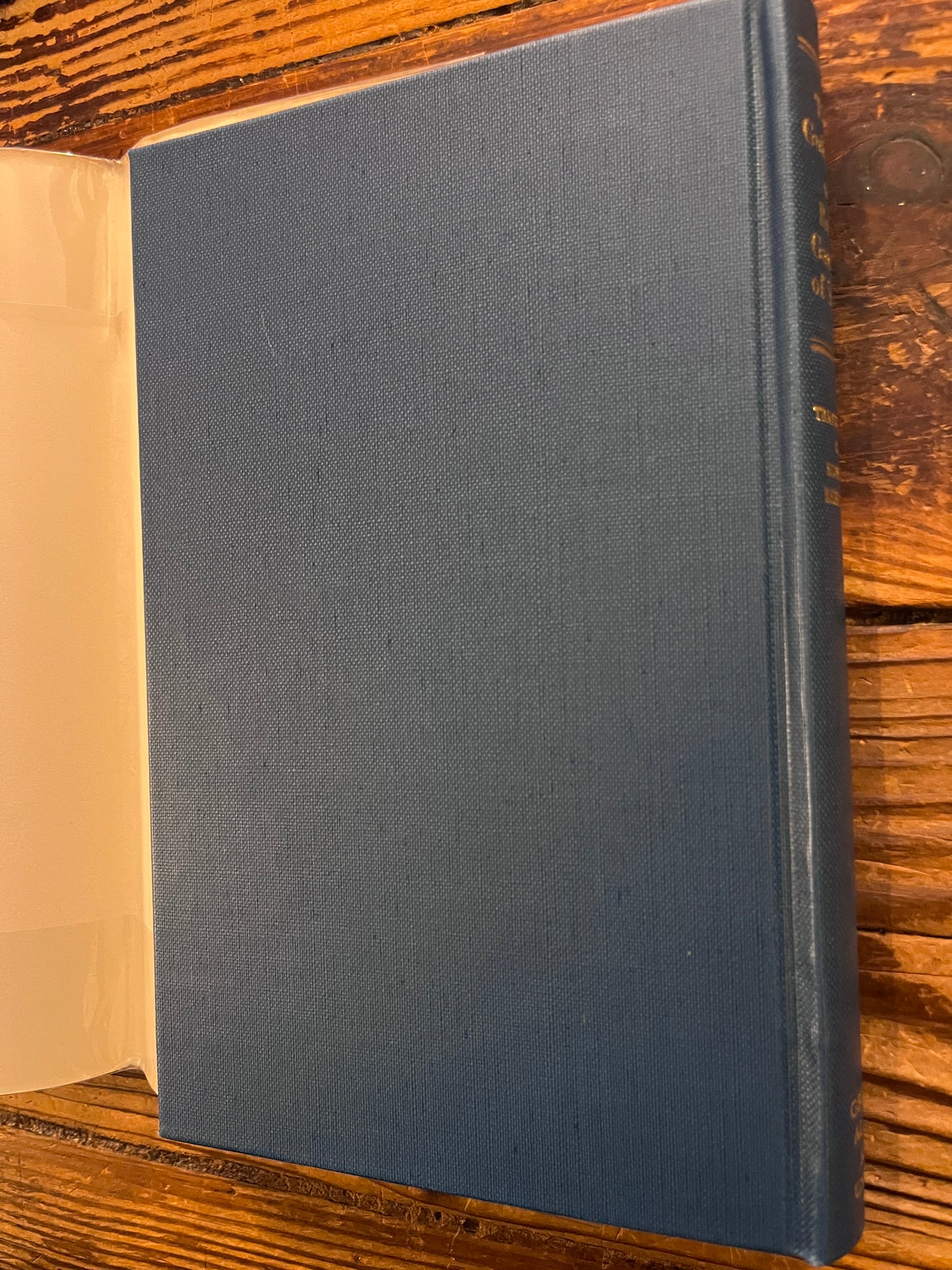 The image shows the back cover without dust jacket of a hardcover book titled 'The Gulistan or Rose Garden of Sa'di' with the translator's name, Edward Rehatsek