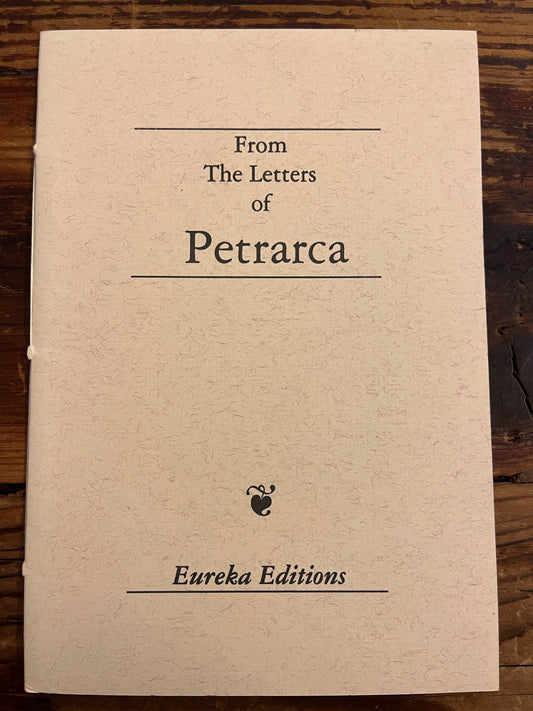 From the letters of Petrarca, hand-bound by Eureka Editions