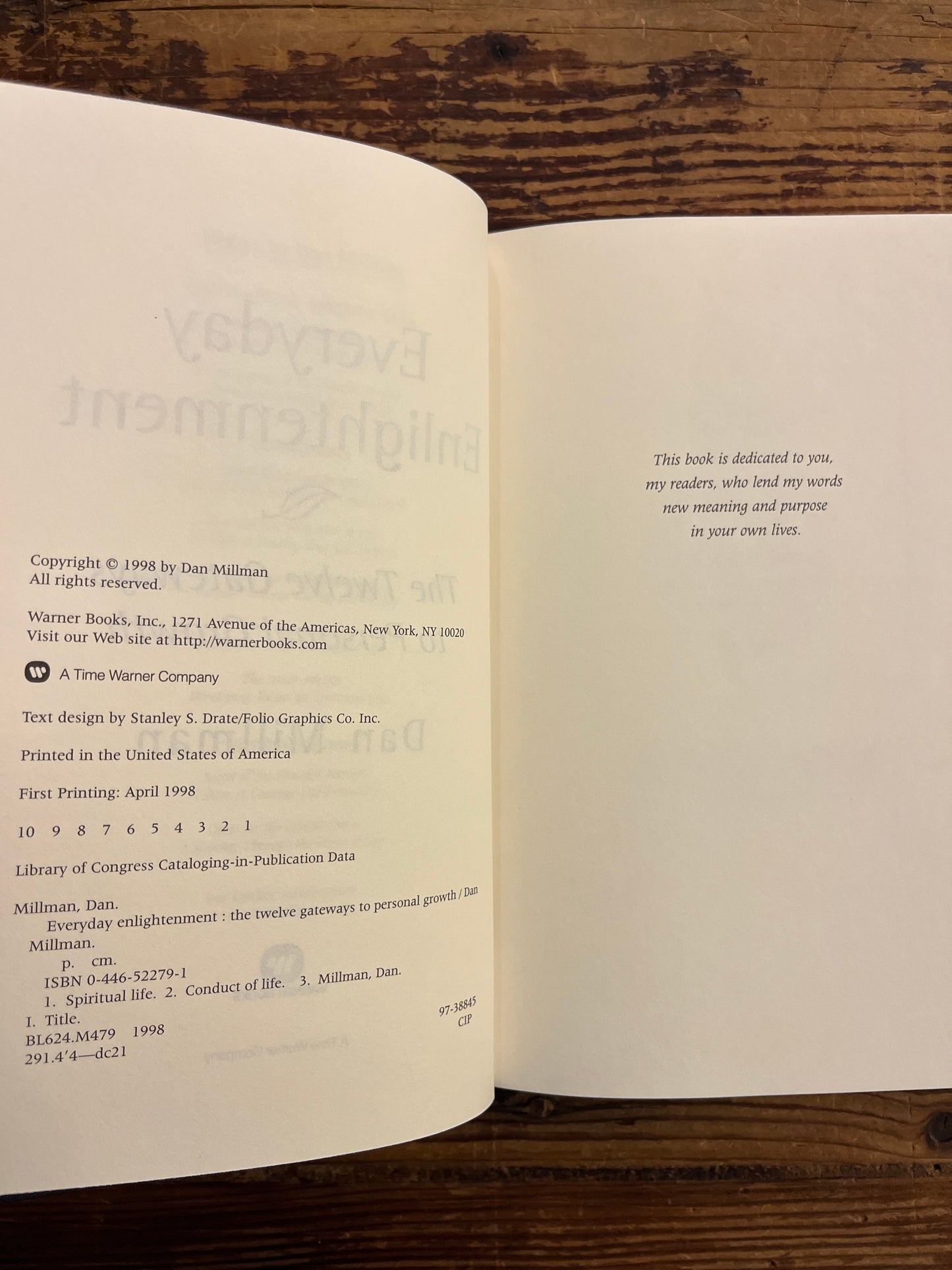 Everyday Enlightenment, the twelve gateways to personal growth, Dan Millman