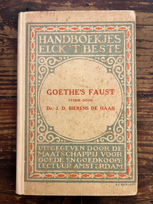 Goethe’s Faust, studie door Bierens de Haan