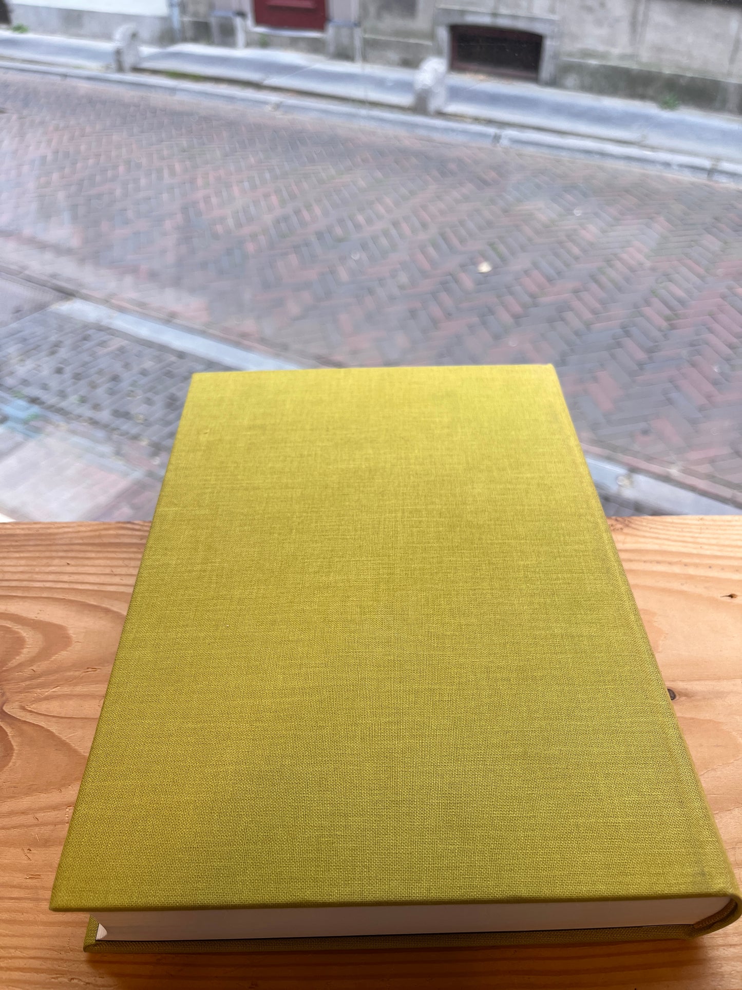 Back cover of book titled 'From Poimandres to Jacob Böhme: Gnosis, Hermetism, and the Christian tradition Edited by Roelof van den Broek and Cis van Heertum' in front of a window 