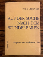 Auf der suche nach dem wunderbaren, P.D. Ouspensky