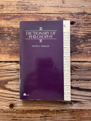 Dictionary of Philosophy door Peter A. Angeles