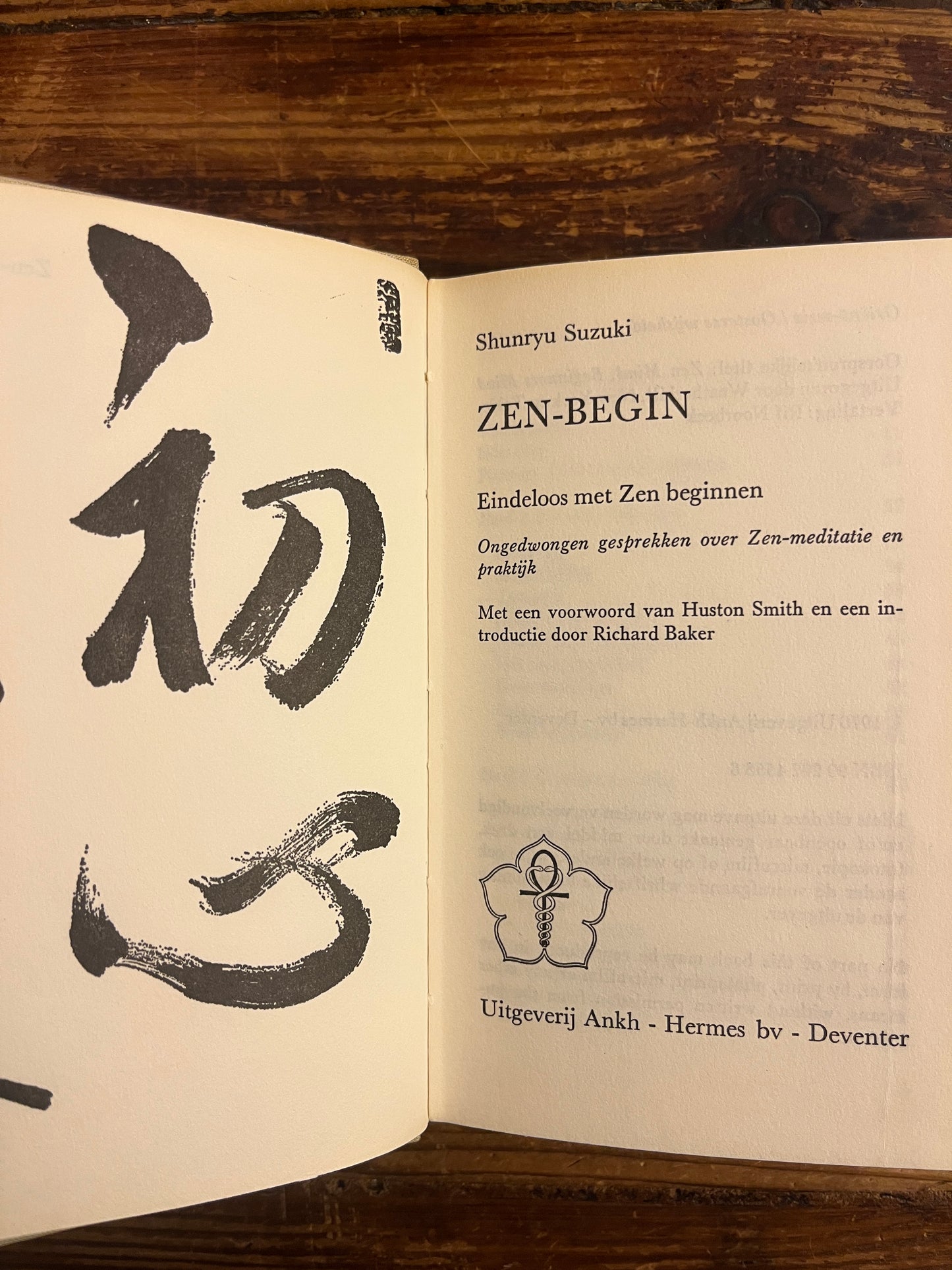 Zen Begin, eindeloos met Zen beginnen, Shunryu Suzuki