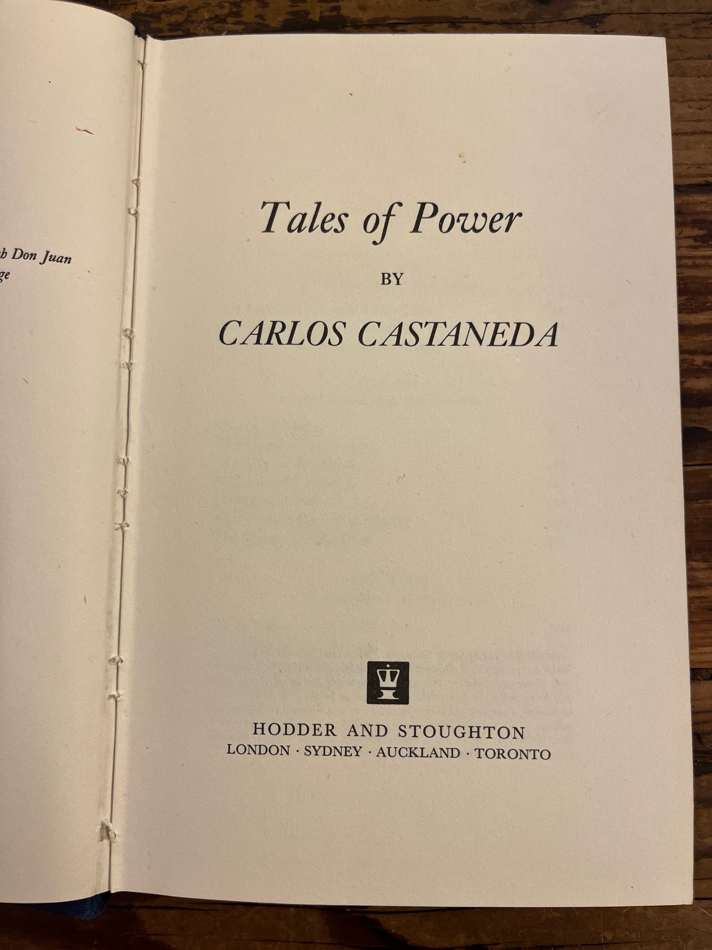 Tales of power, Carlos Castaneda