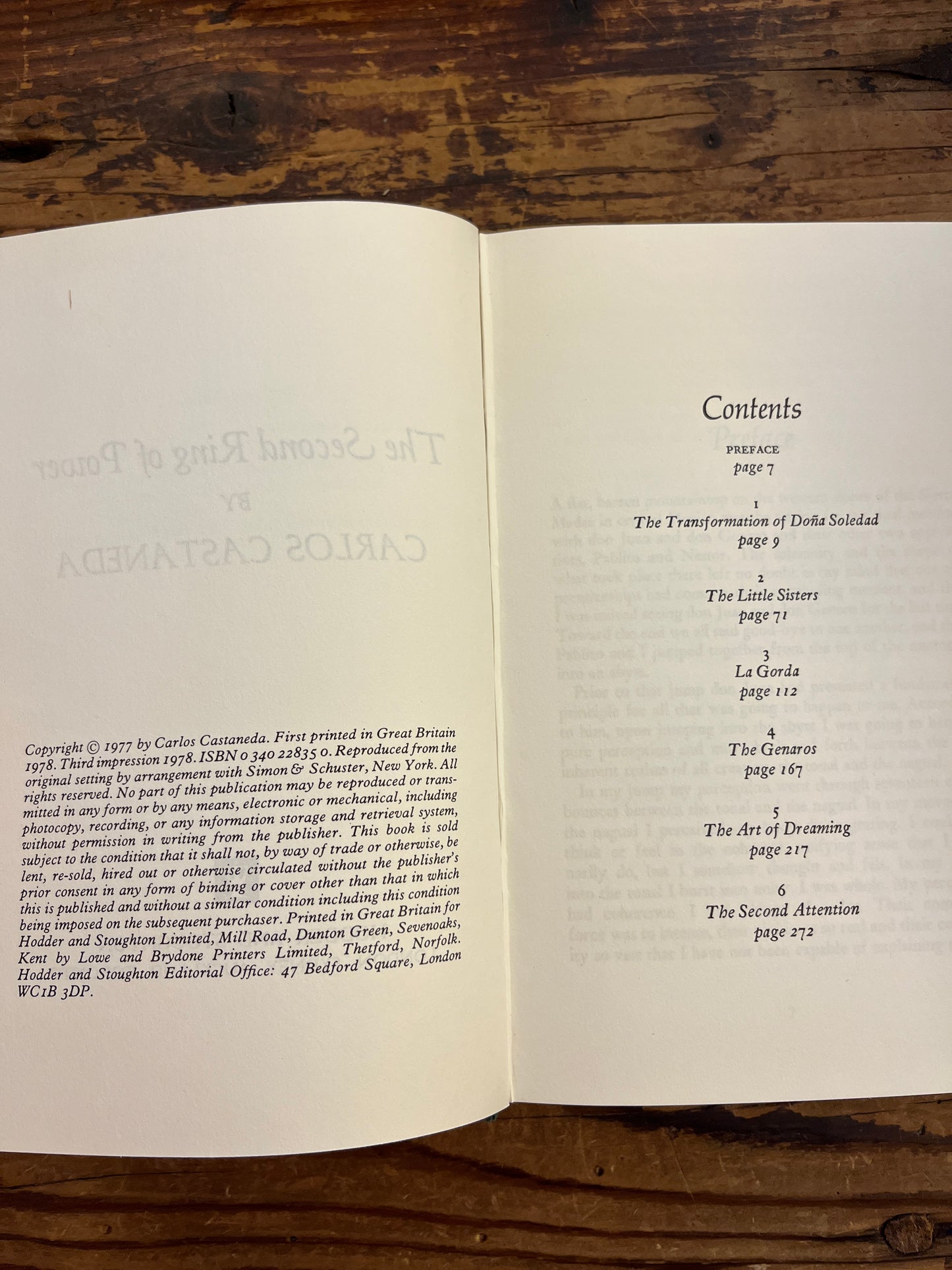 The second ring of power, Carlos Castaneda