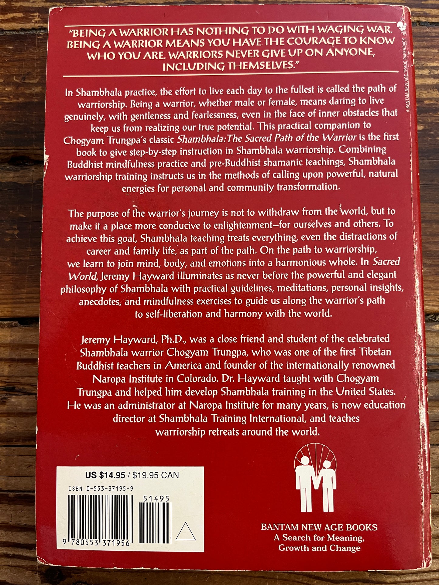 Sacred world, A guide to Shambhala warrior ship in daily life, Jeremy Hayward