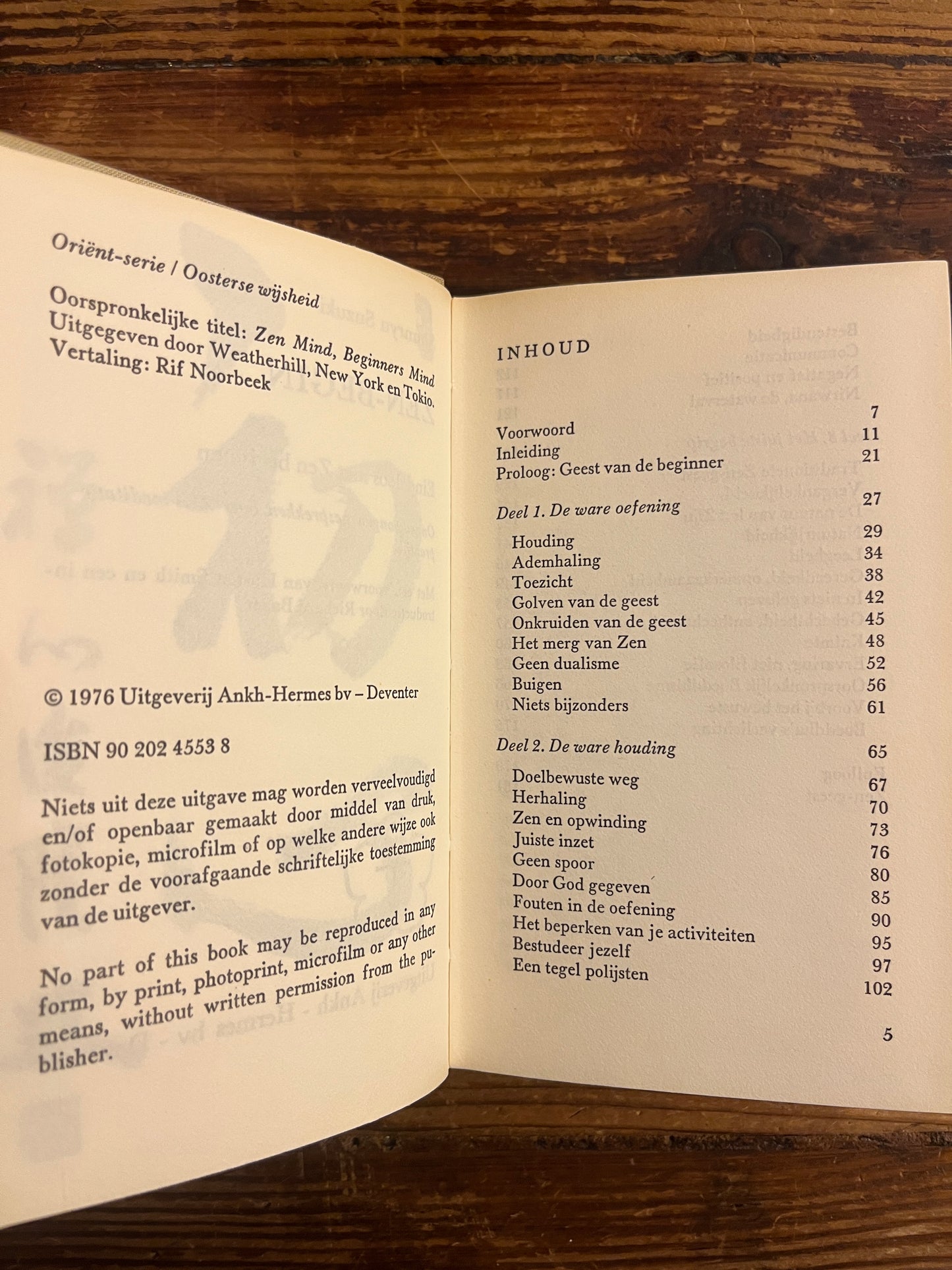 Zen Begin, eindeloos met Zen beginnen, Shunryu Suzuki