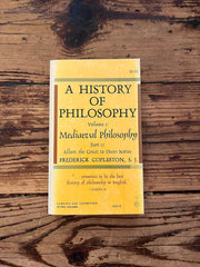 A History of Philosophy Volume II Mediaeval Philosophy Part 2 by Frederick Copleston