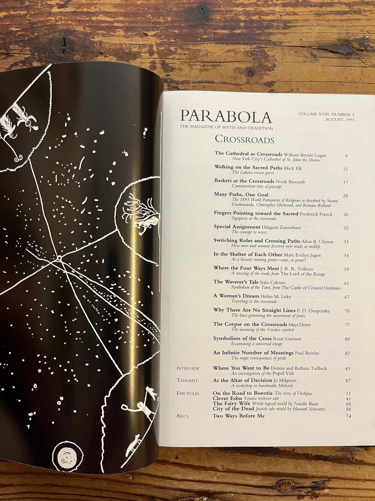 Parabola, Crossroads, Volume XVIII, Number 3