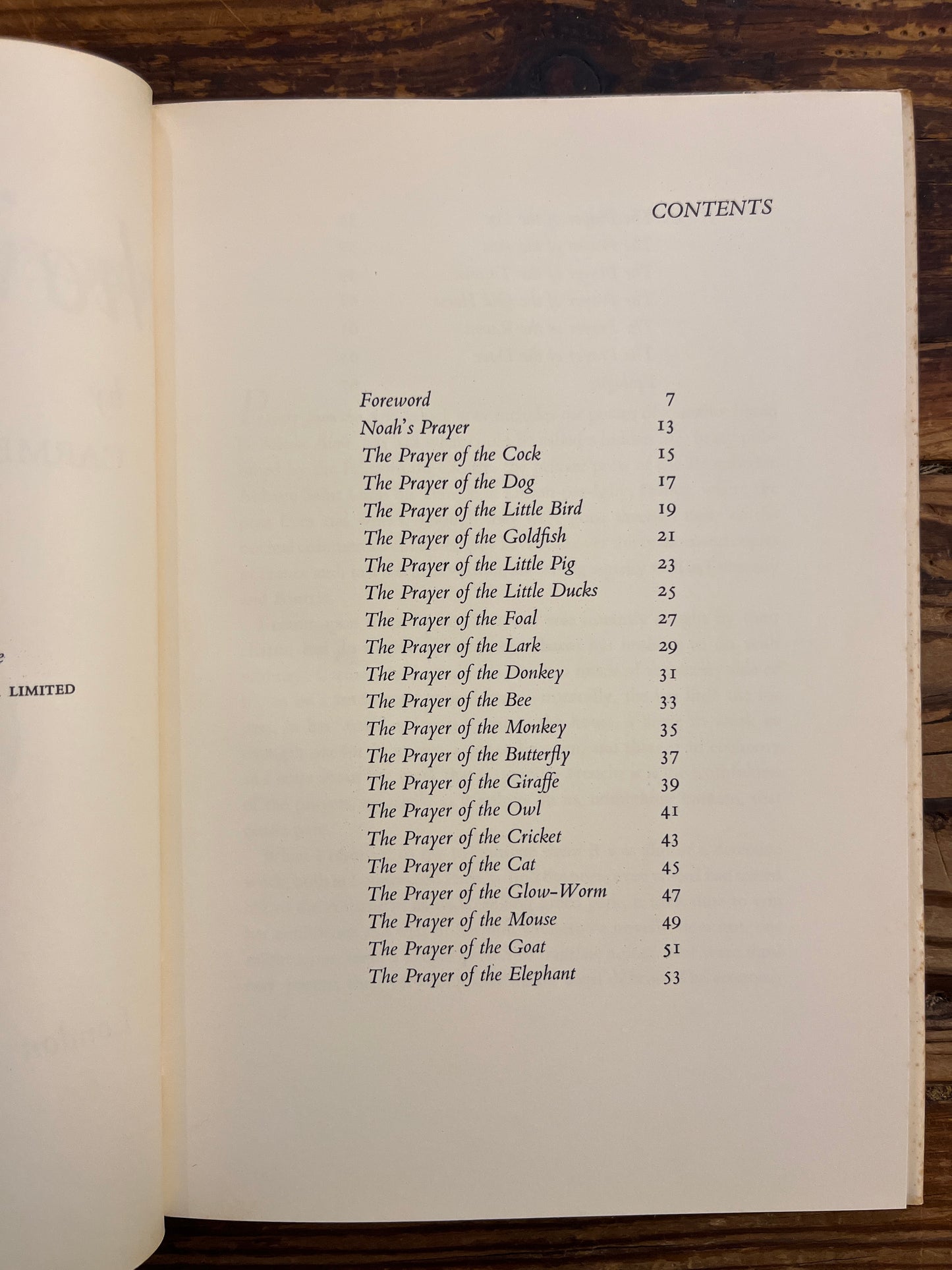 Prayers from the Ark, Carmen Bernos de Gasztold