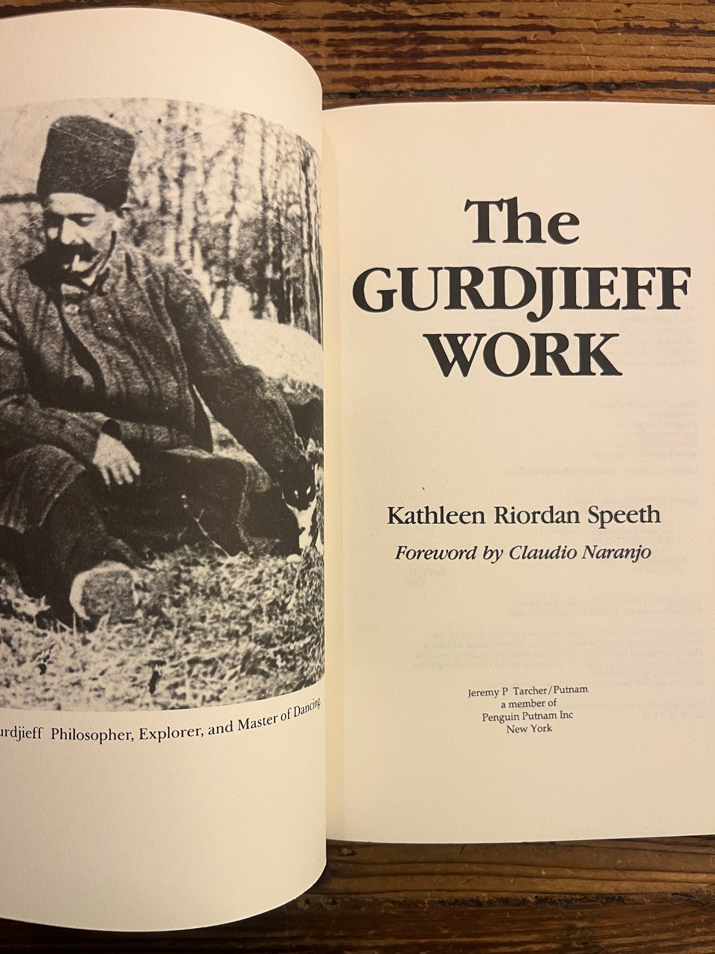 The Gurdjieff Work, Kathleen Riordan Speeth