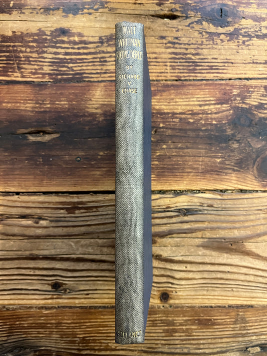 Walt Whitman reconsidered, Richard V. Chase