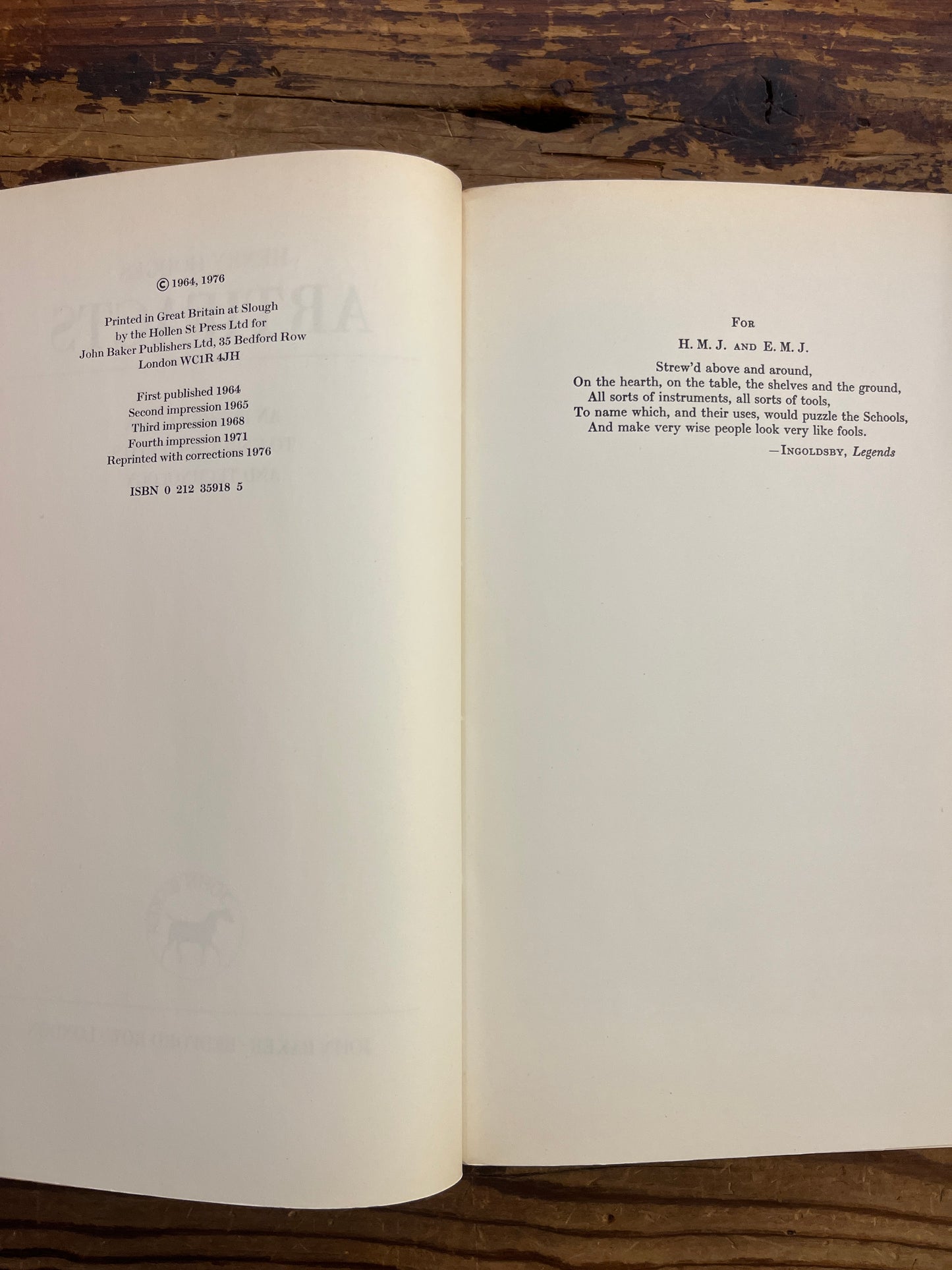 Artifacts, Henry Hodges