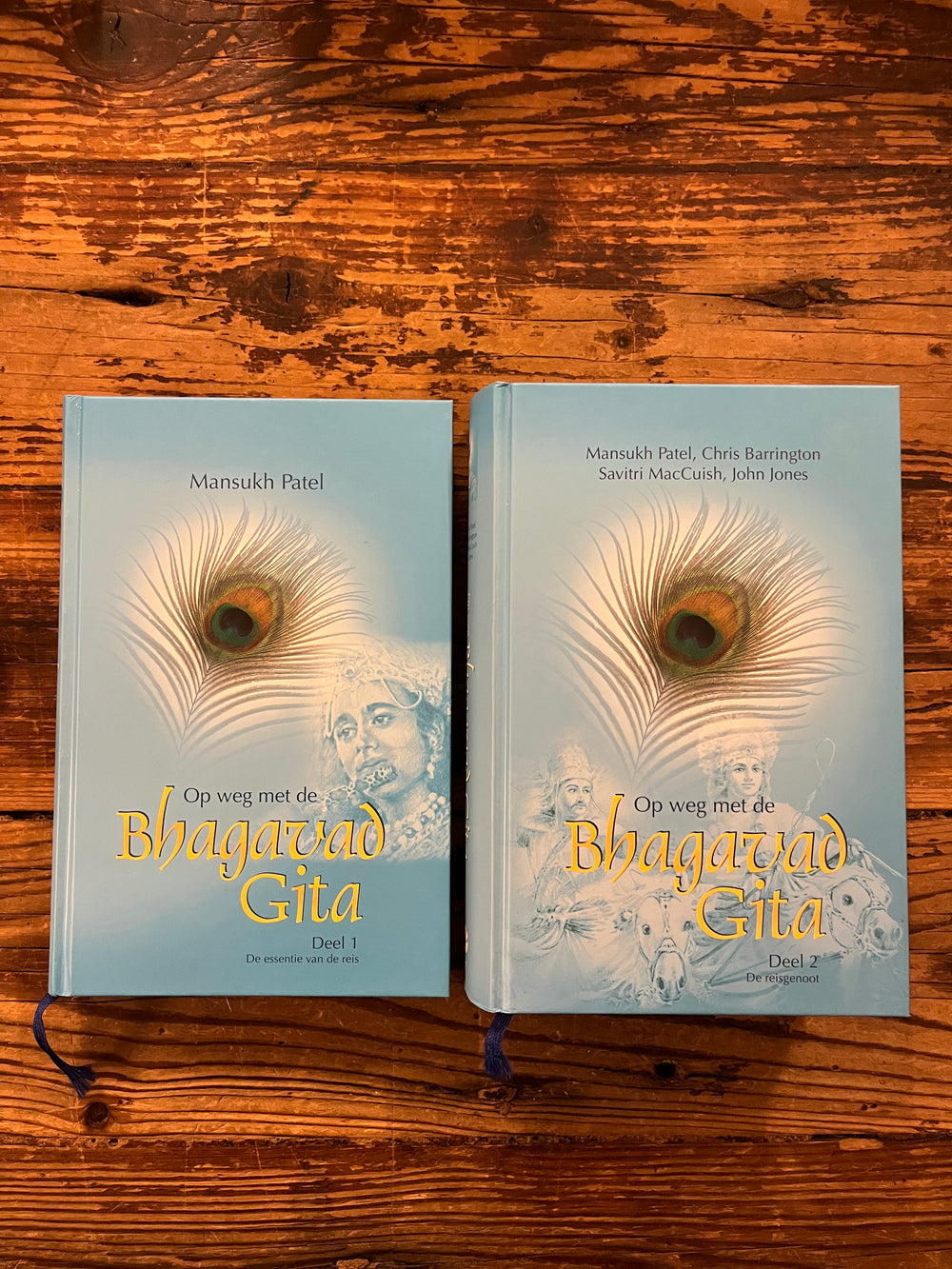Op weg met de Bhagavad Gita, Set deel I & II door Mansukh Patel, Chris Barrington, Savitri MacCuish, John Jones