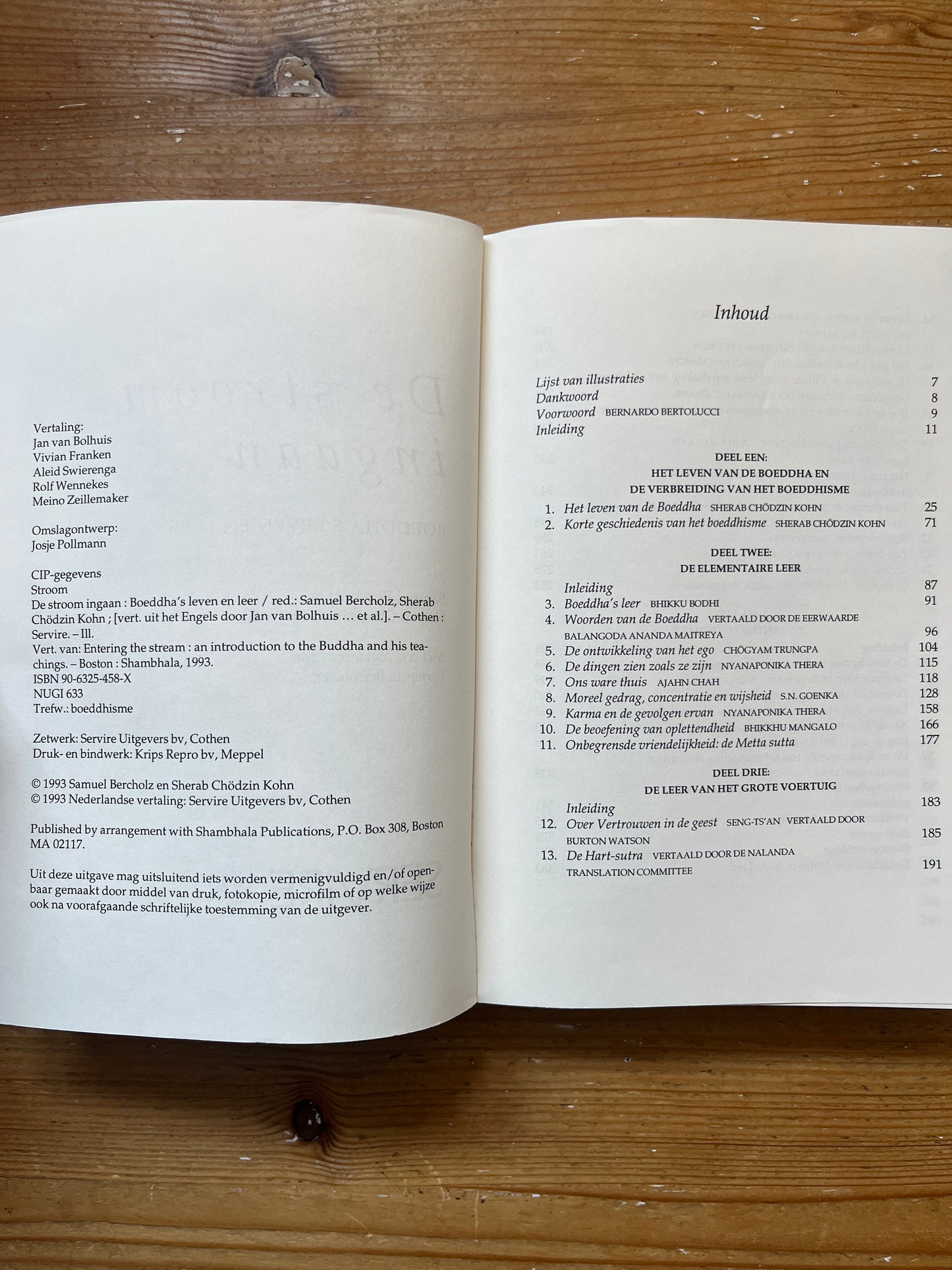 De stroom ingaan, Boeddha’s leven en leer, Samuel Bercholz en Sherab Chodzin Kohn