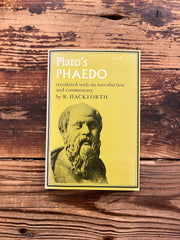 Plato’s Phaedo, translated with an introduction and commentary by R. Hackforth