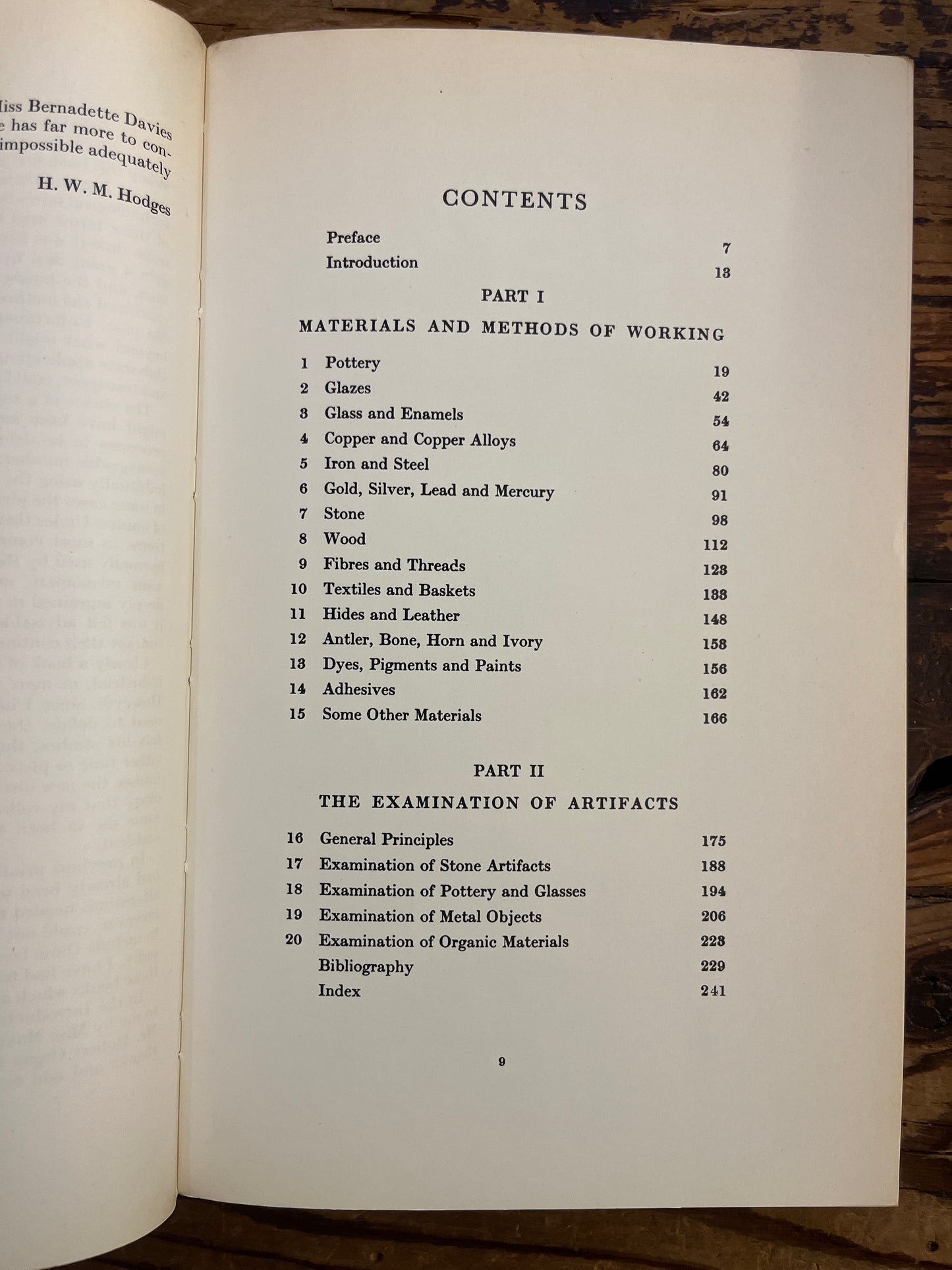 Artifacts, Henry Hodges