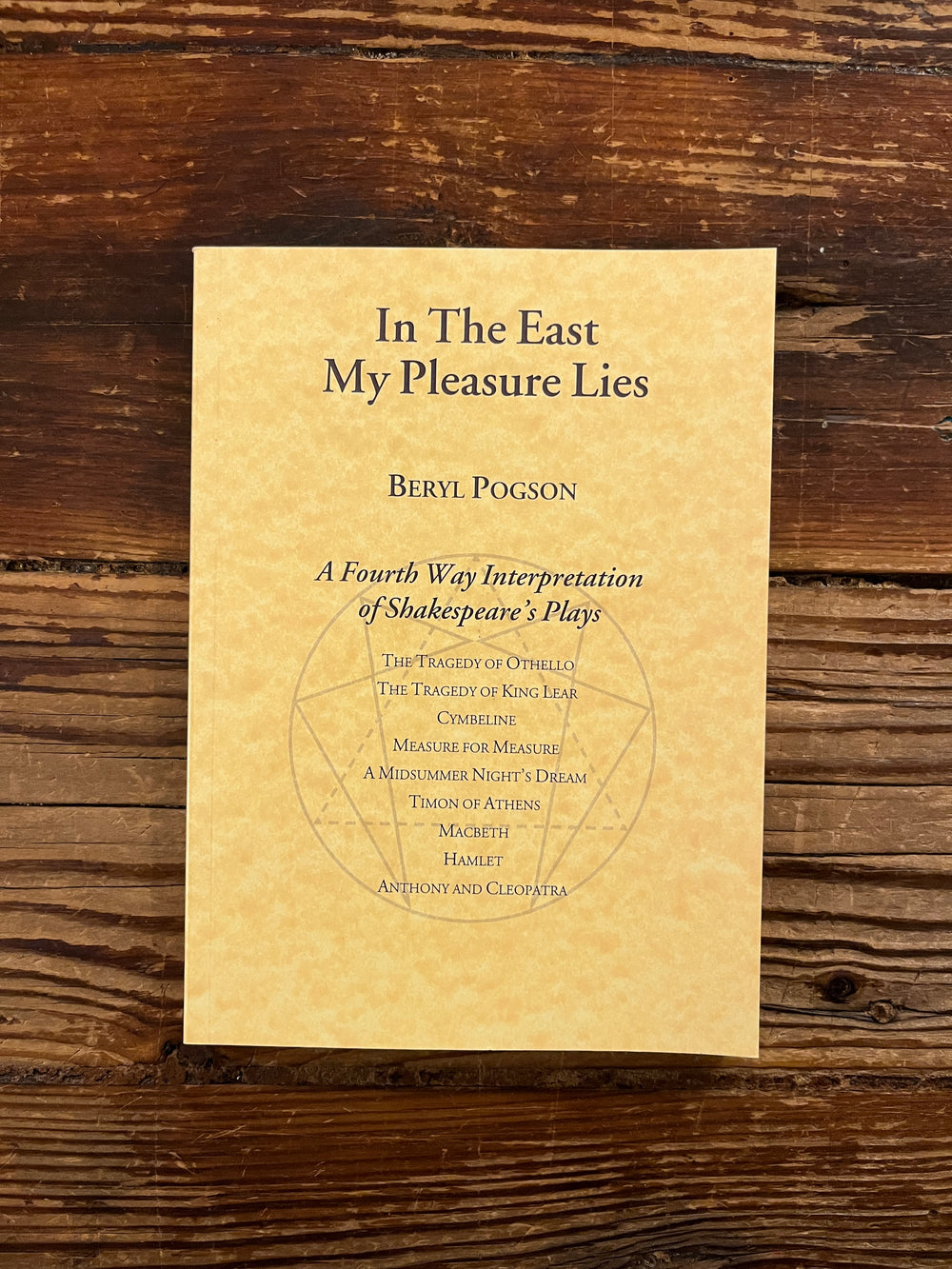 In The East My Pleasure Lies by Beryl Pogson